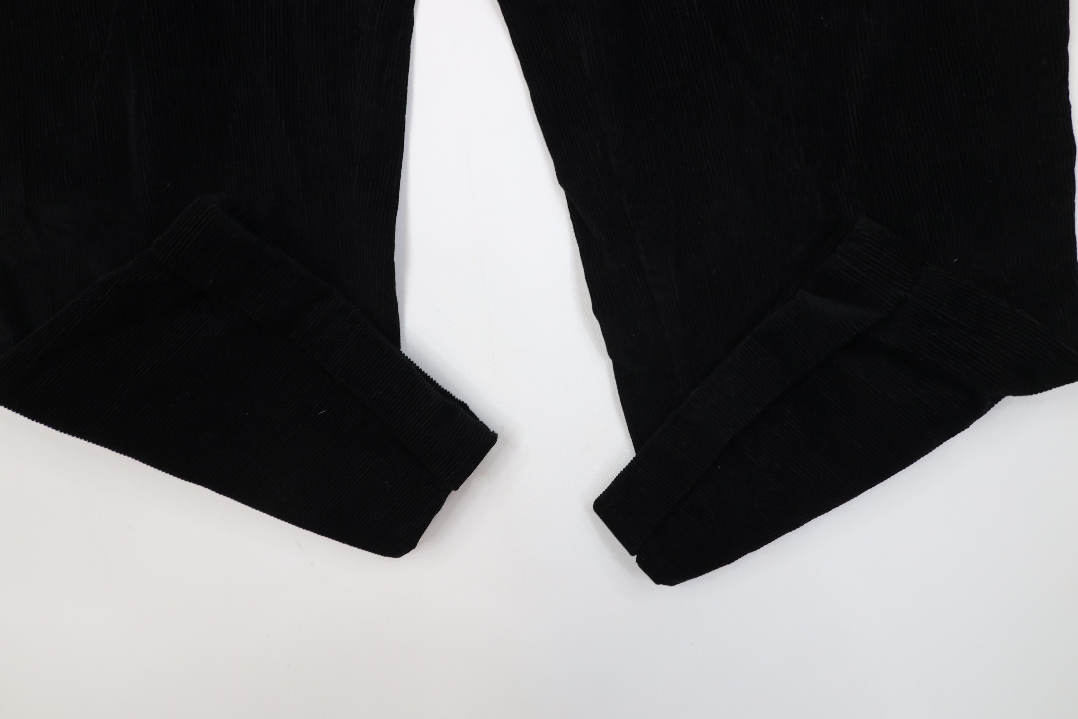 Vintage Vintage 90s Streetwear Wide Leg Corduroy Chino Pants Black Size US 36 / EU 52 - 5 Thumbnail