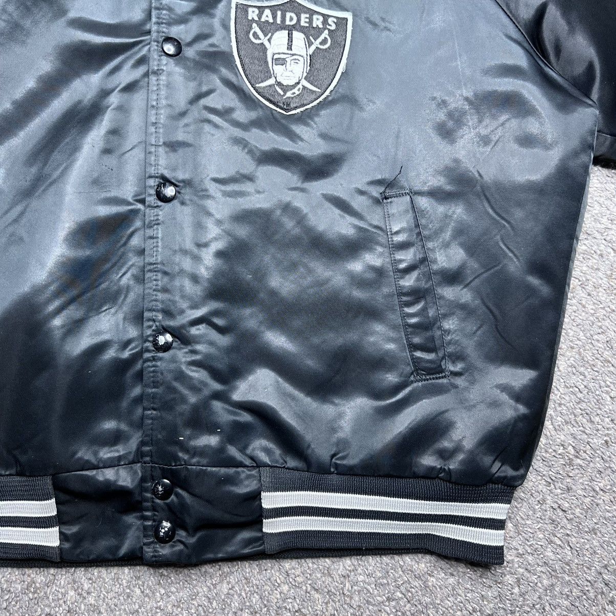 Chalk Line 1980s Raiders Shield Football Chalk Line Satin Bomber Jacket Size US L / EU 52-54 / 3 - 7 Thumbnail