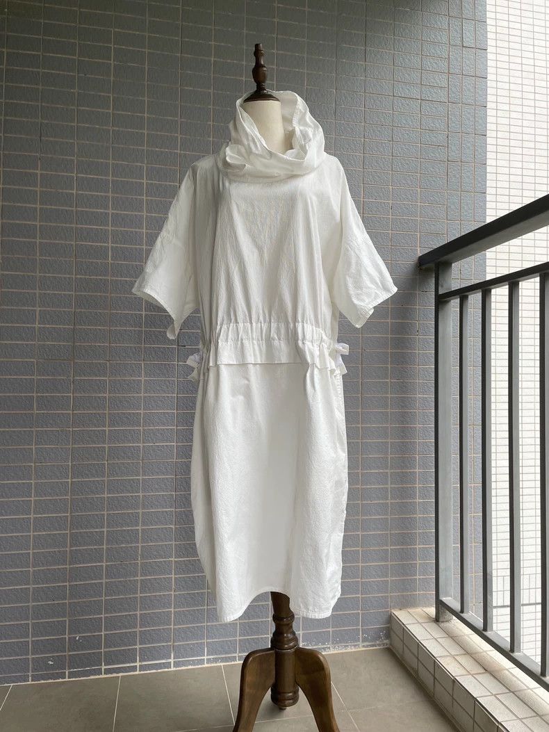 Issey Miyake Issey Miyake A white main line soft steel wire dress Size M / US 6-8 / IT 42-44 - 2 Thumbnail