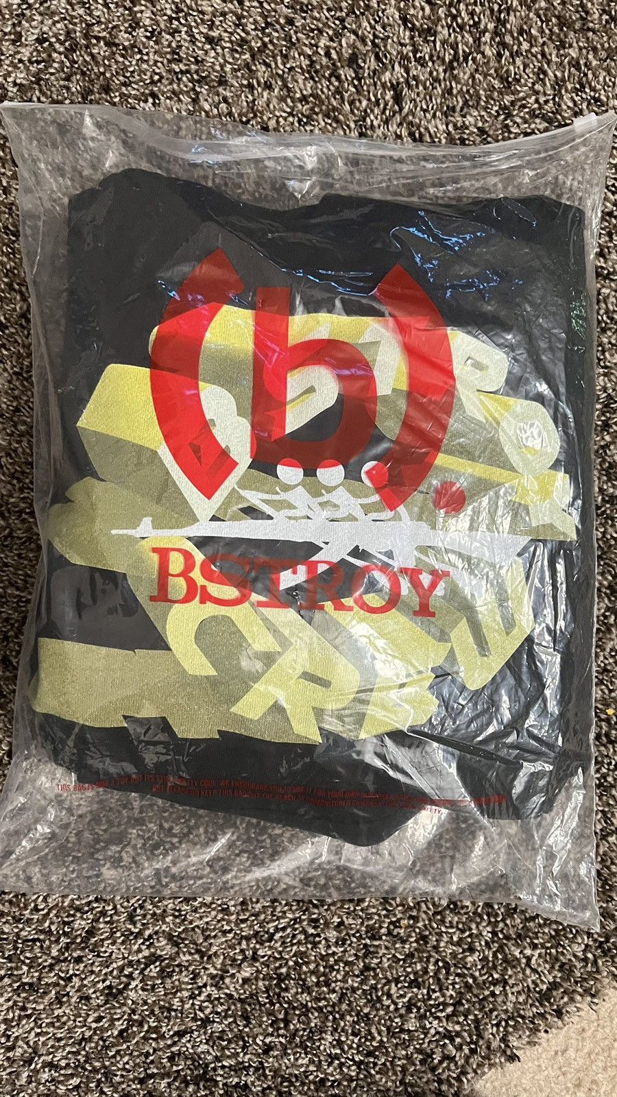 (B).Stroy (B).Rew Hoodie (Black) Size US M / EU 48-50 / 2 - 4 Thumbnail
