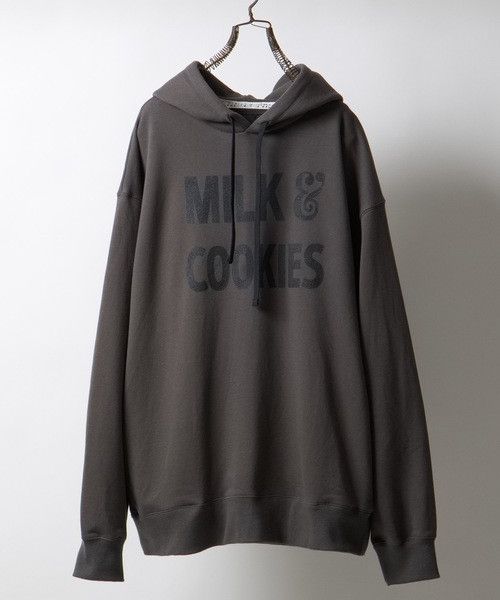 image of Number N Ine Number (N)Ine Milk&cookies Pullover Hoodie Dark Gray 4, Men's (Size XL)