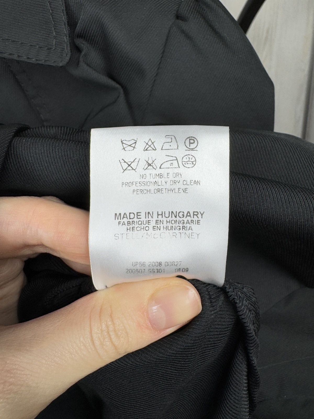 Stella McCartney Stella McCartney Iconic Black Double-Breasted Short Coat Size S / US 4 / IT 40 - 11 Thumbnail