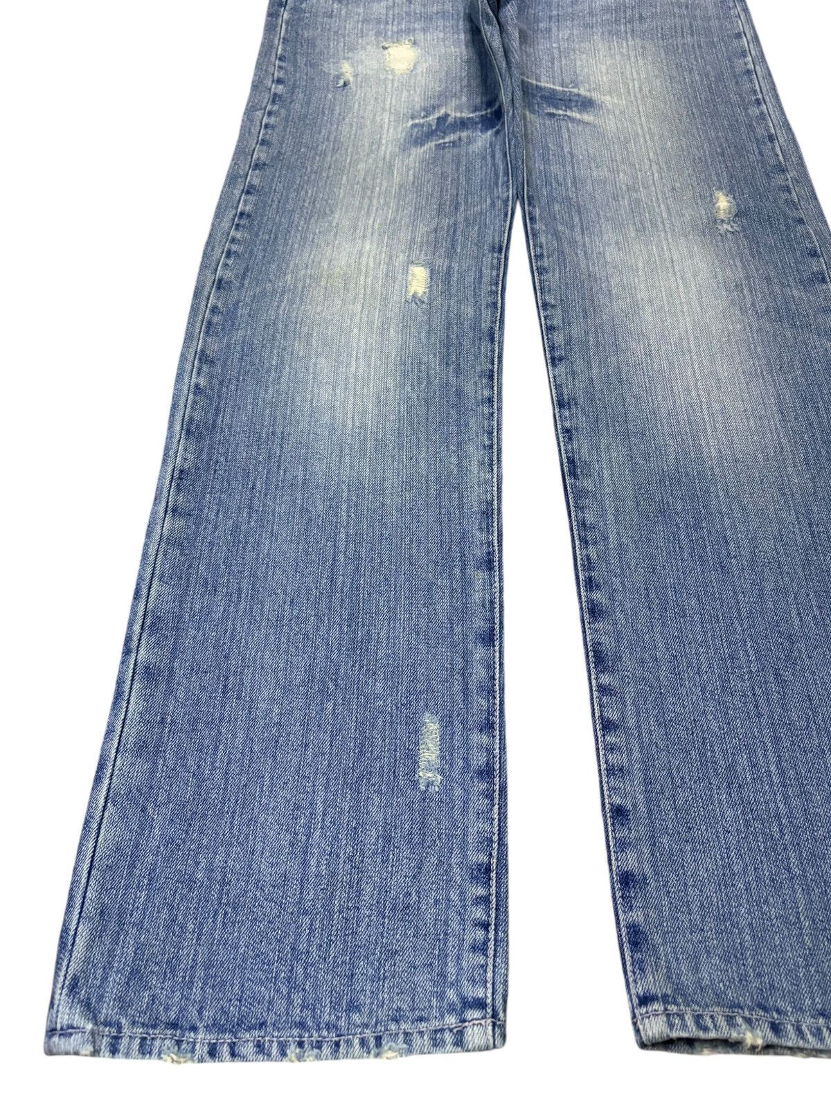 Japanese Brand Vintage Japanese Brand Mud Wash Distressed Loose Jeans Size 35" - 6 Thumbnail