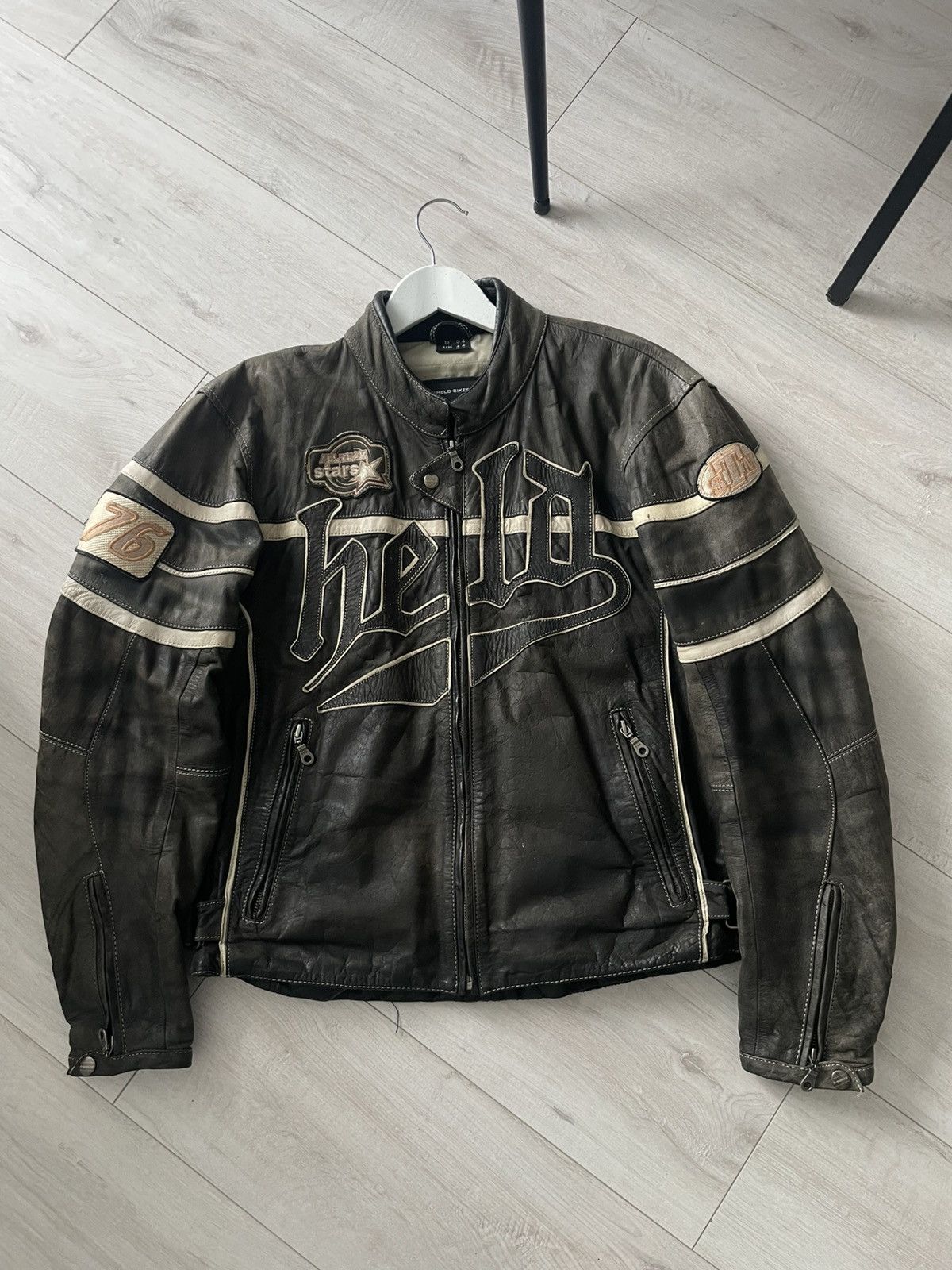 Vintage Vintage Held 77 Motor Biker 90’s Leather Brown Jacket RARE Size US M / EU 48-50 / 2 - 1 Thumbnail
