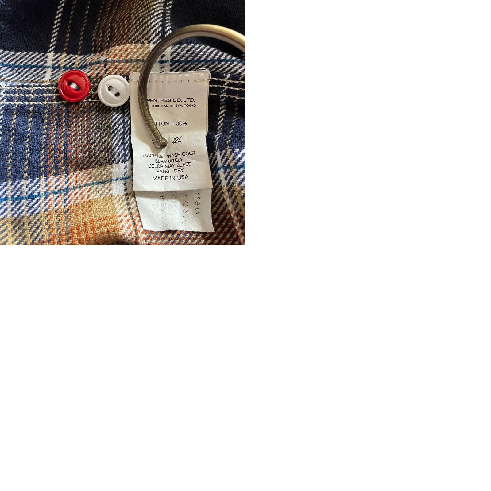 Engineered Garments ENGINEERED GARMENTS OMBRE CHECK FLANNEL SHIRT MEN MULTICOLOR COTTON SIZE M USED Size US M / EU 48-50 / 2 - 11 Thumbnail