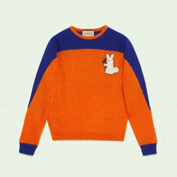 Gucci o1s1wg111025 Wool Mohair Sweater in Multicolor Size US L / EU 52-54 / 3 - 1 Preview