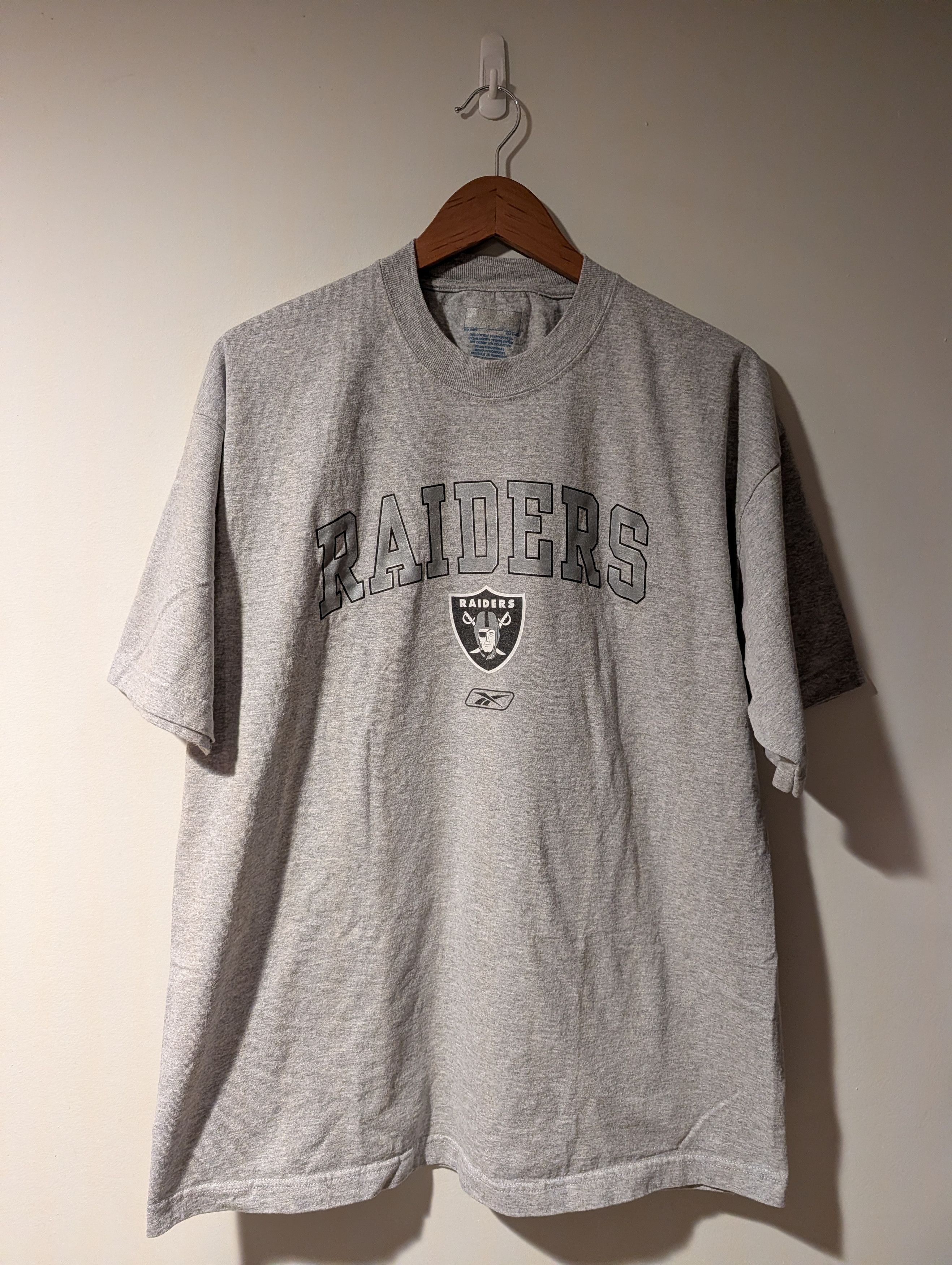 NFL Vtg Raiders NFL Reebok Team Apparel Graphic T-Shirt Football Size US L / EU 52-54 / 3 - 1 Thumbnail