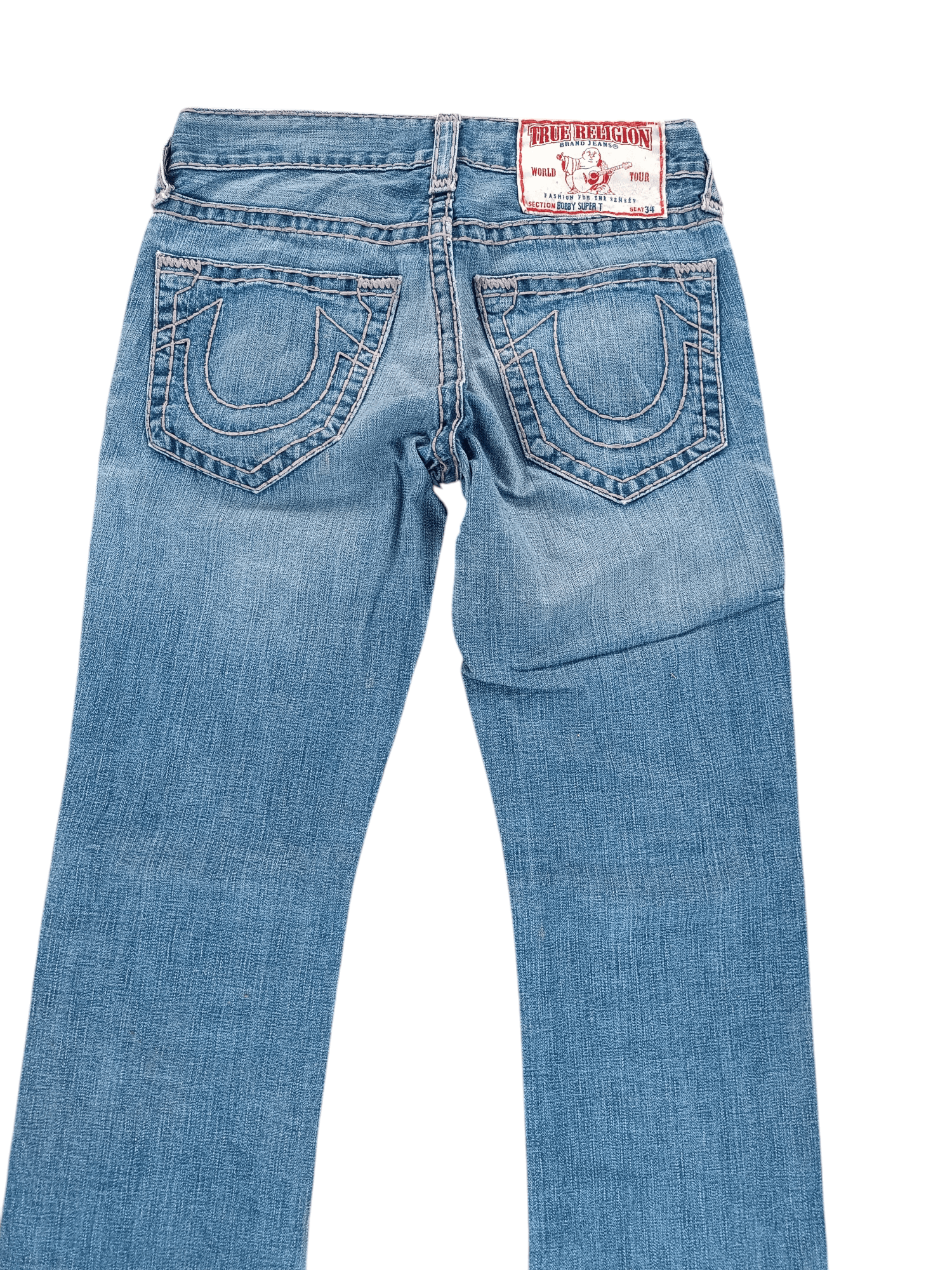 True Religion Bobby Super T Distressed Jeans