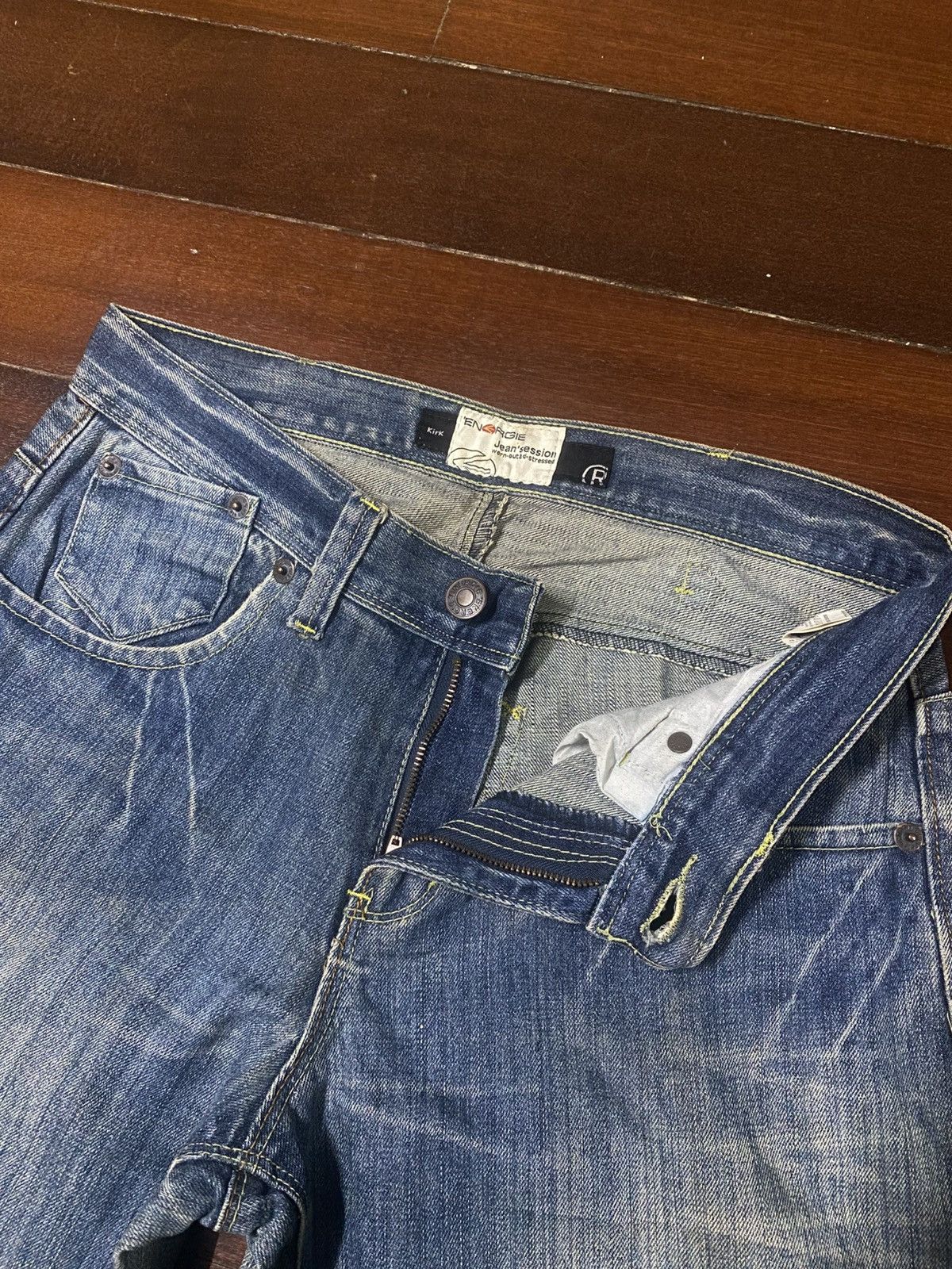 Energie Rare vintage y2k Energie mud wash faded jeans baggy wide Size US 34 / EU 50 - 18 Thumbnail
