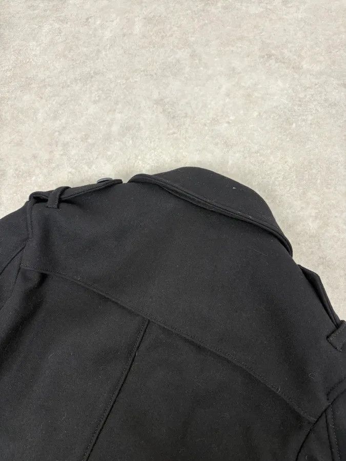 Dolce & Gabbana 2000s Dolce & Gabbana Black Wool Military Caban Pea-Coat Size US M / EU 48-50 / 2 - 6 Thumbnail