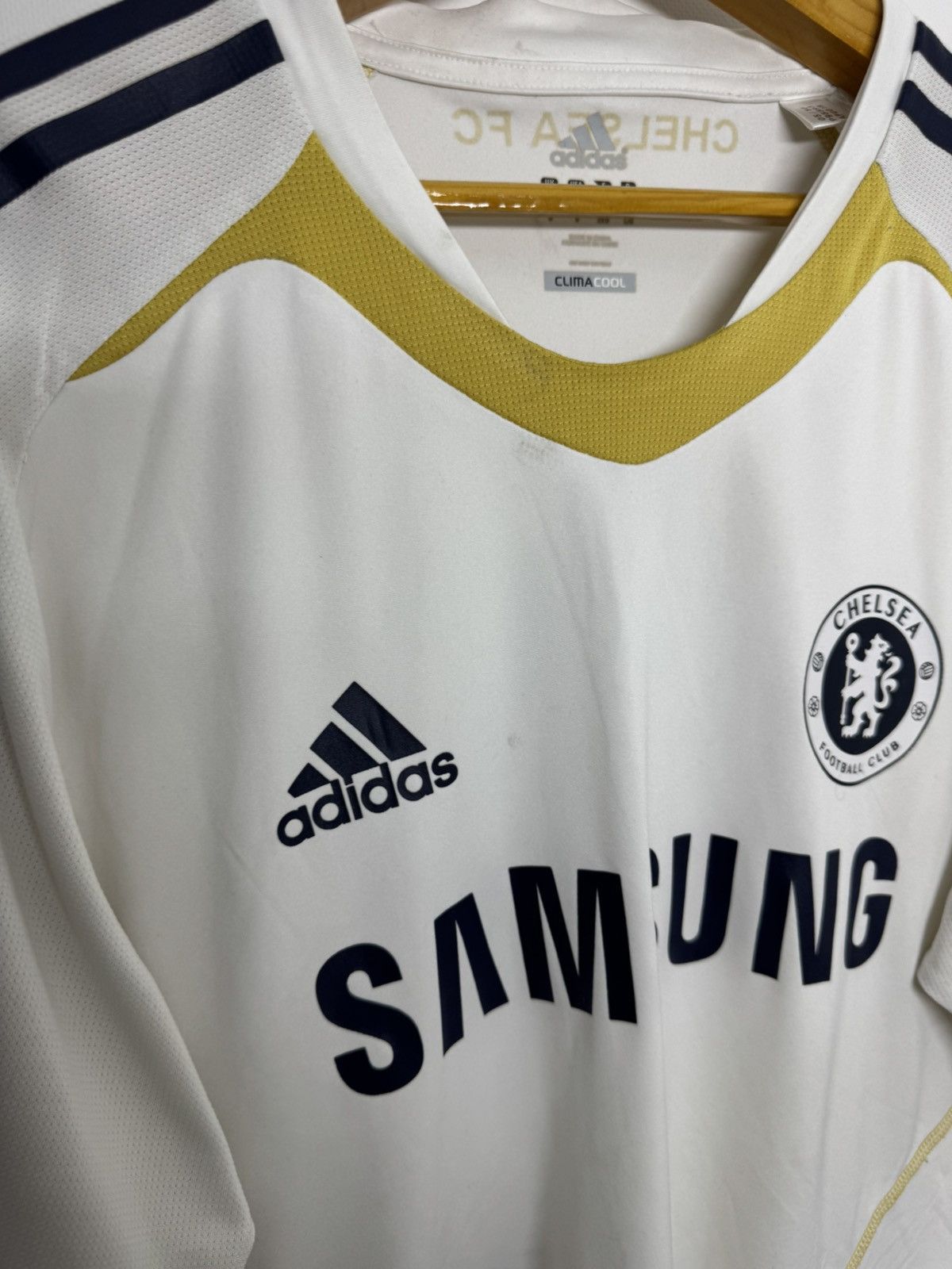 Adidas Adidas Chelsea 2010/2011 Training Soccer Jersey Formation Size US L / EU 52-54 / 3 - 7 Thumbnail