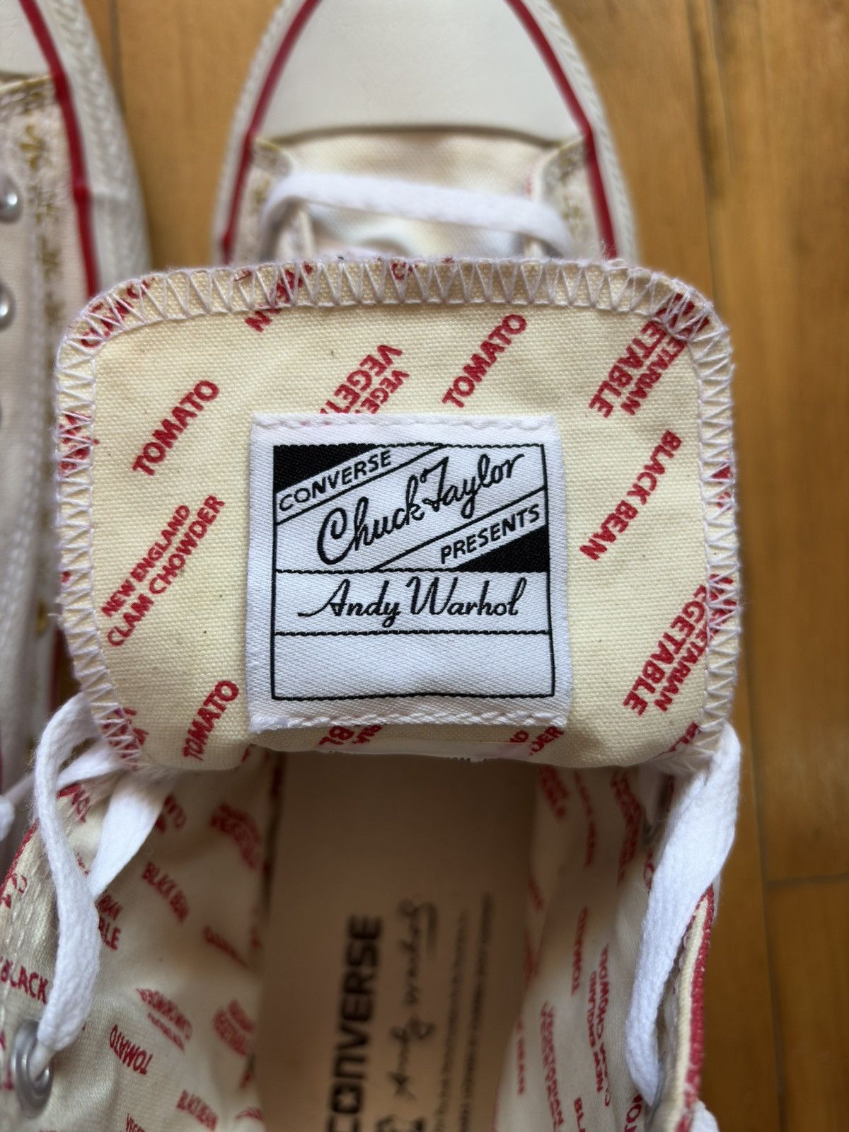 Converse Converse x Andy Warhol Tomato Soup 2015 Size US 11 / EU 44 - 7 Thumbnail