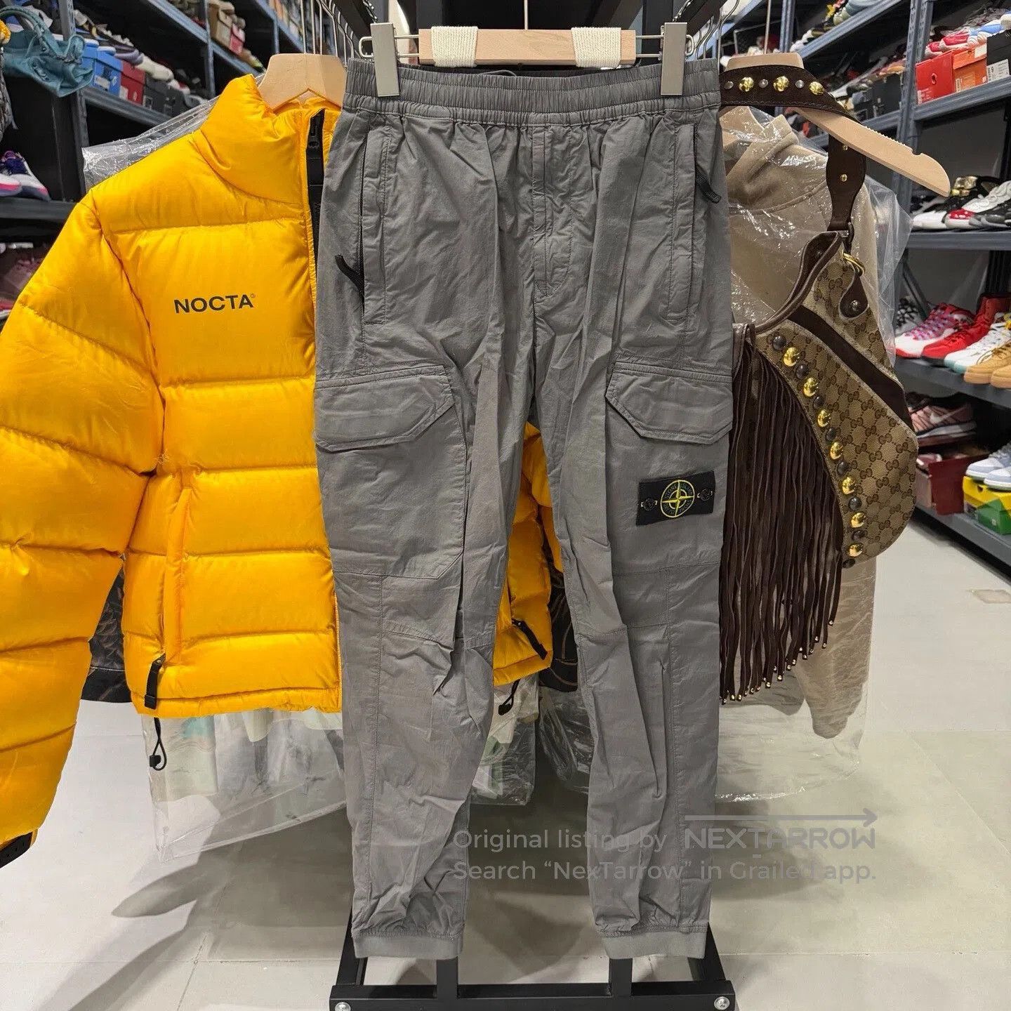 Supreme×Stone nylon cargopants S Supreme®/Stone Island® Painted Camo Nylon Cargo Pant - Supreme
