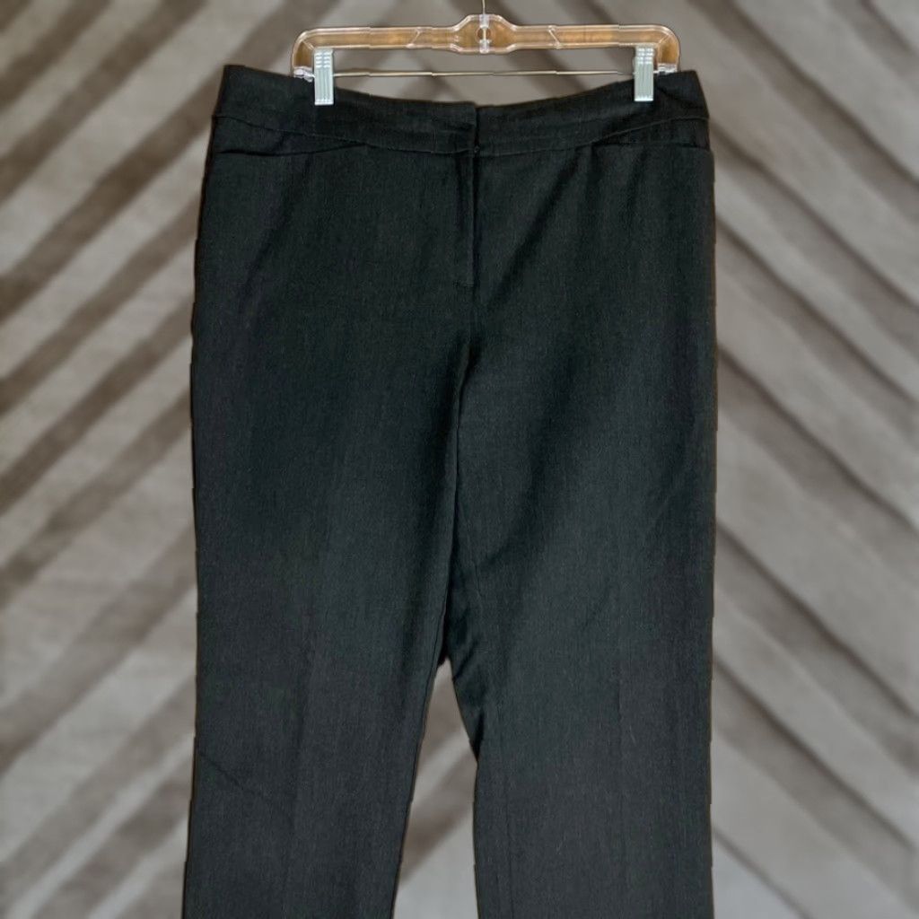 Ann Taylor Ann Taylor Factory Pants Womens Black Mid Rise Tapered Leg Stretch 10P Size 24" / US 00 / IT 34 - 1 Thumbnail