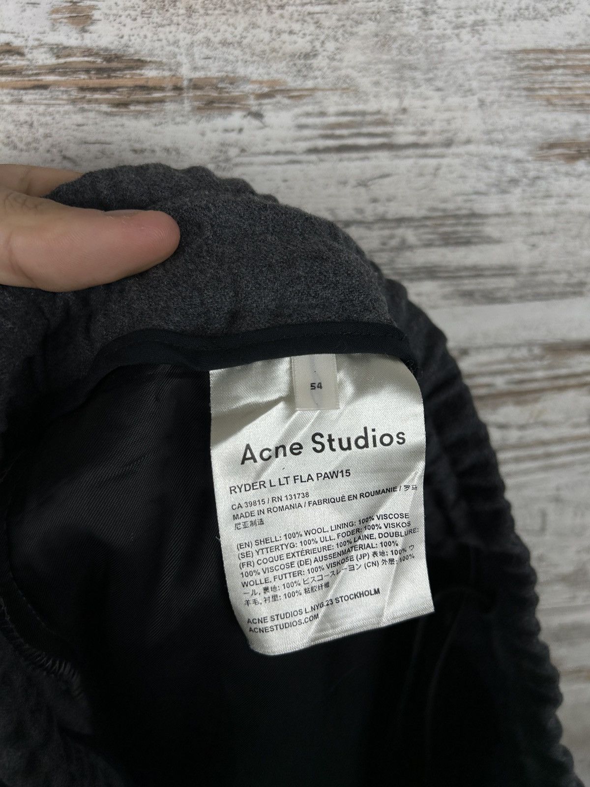 Acne Studios Acne Studios RYDER LT FLA PAW15 Size US 36 / EU 52 - 15 Thumbnail