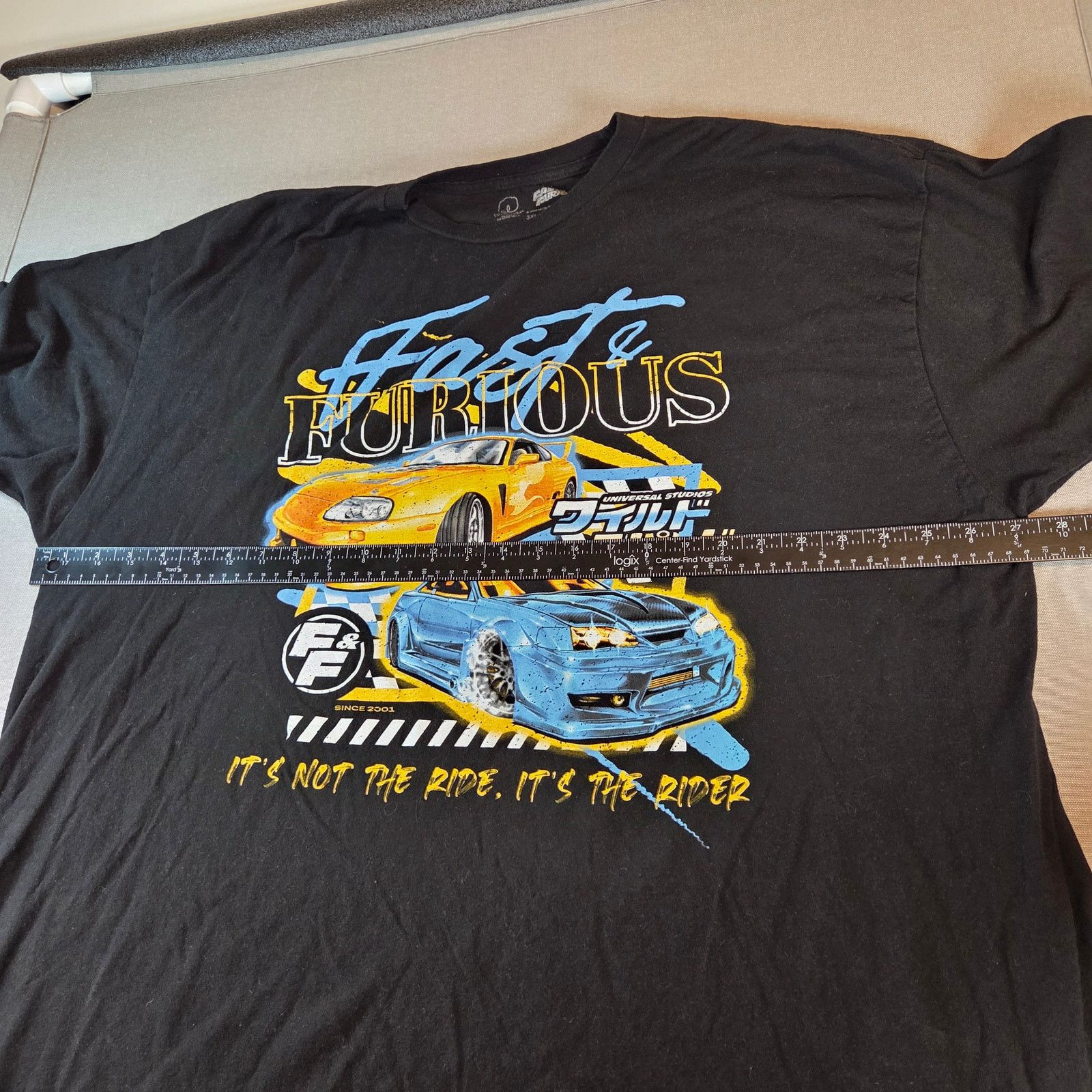 Universal Studios fast furious movie cars tee 3xl Size US XXL / EU 58 / 5 - 7 Thumbnail