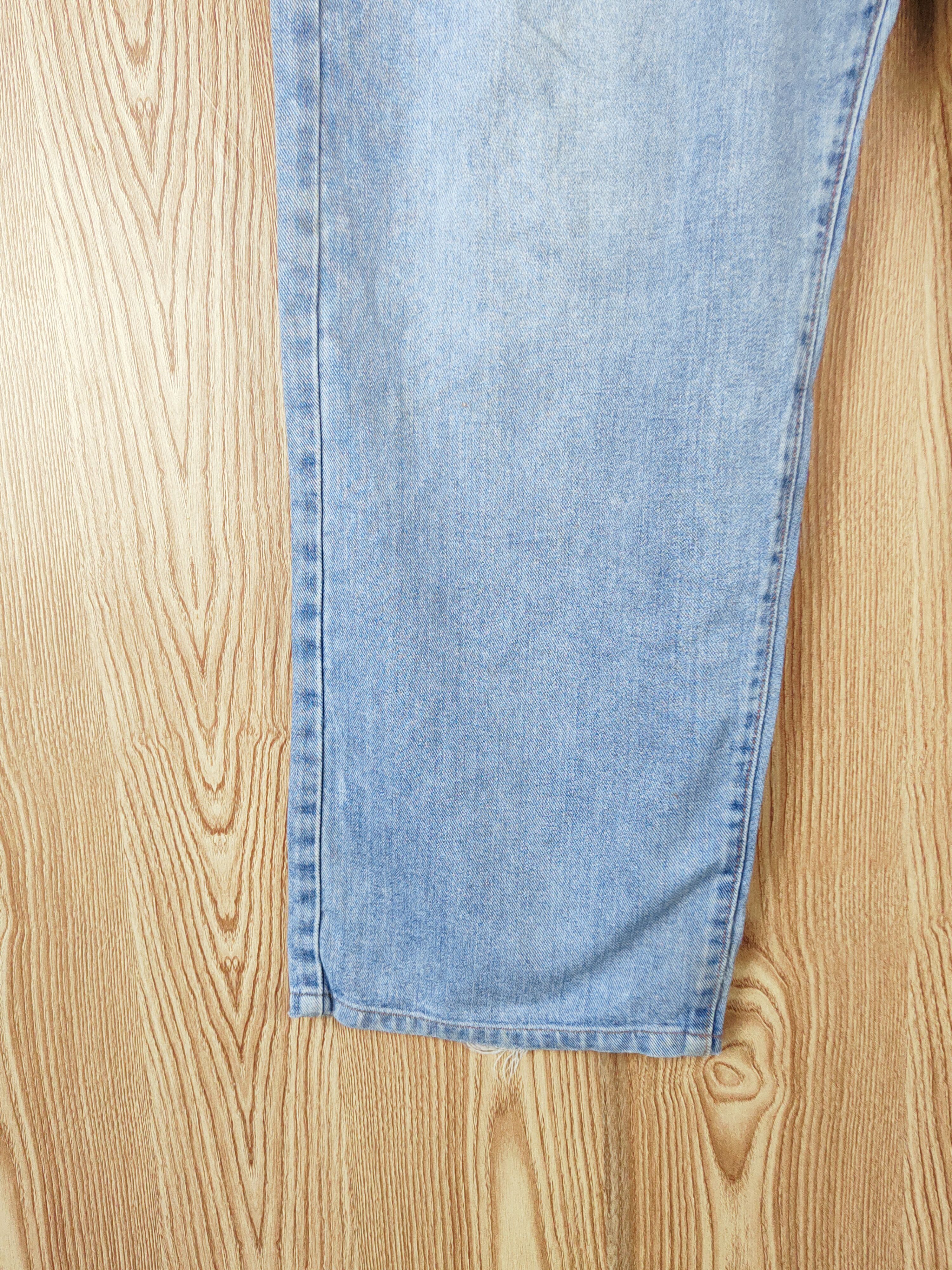 Japanese Brand Bobson Blue Distressed Ripped Jeans #W617 Size US 38 / EU 54 - 4 Thumbnail