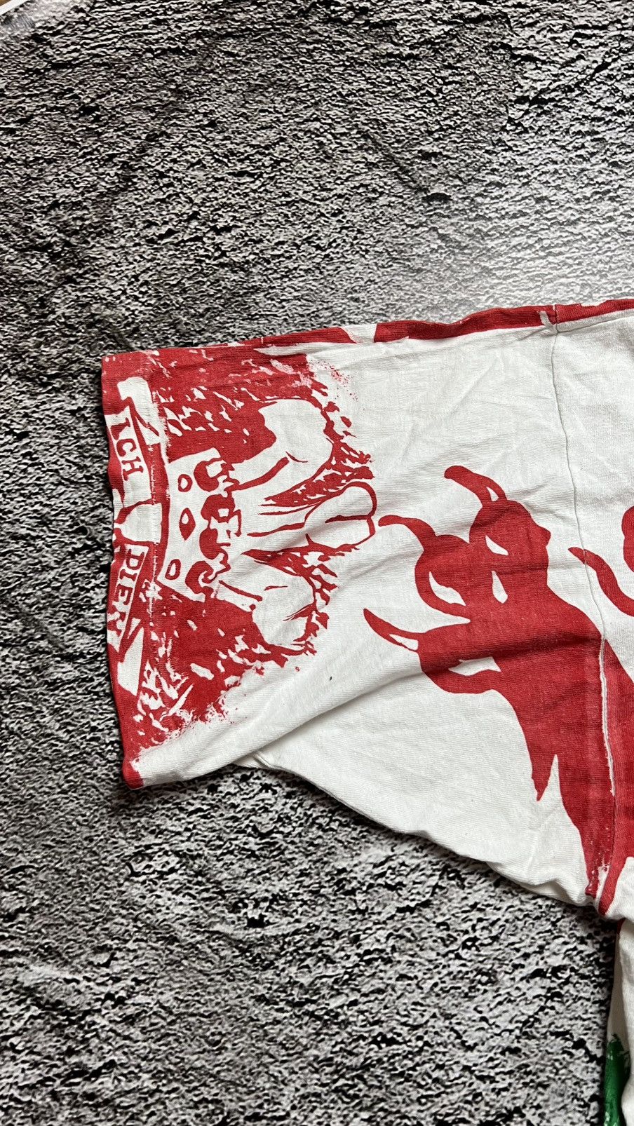 Vintage VTG 90’s Wales overprinted single stitch tee Size US XXL / EU 58 / 5 - 3 Thumbnail