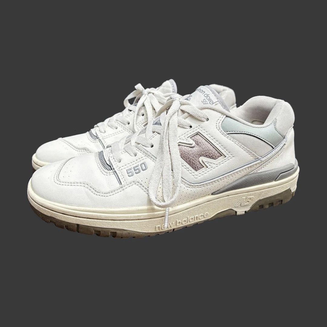 Aime Leon Dore × New Balance New Balance X Aime Leon Dore 550 8 White Grey Sneakers Shoes Size US 8 / EU 41 - 1 Thumbnail