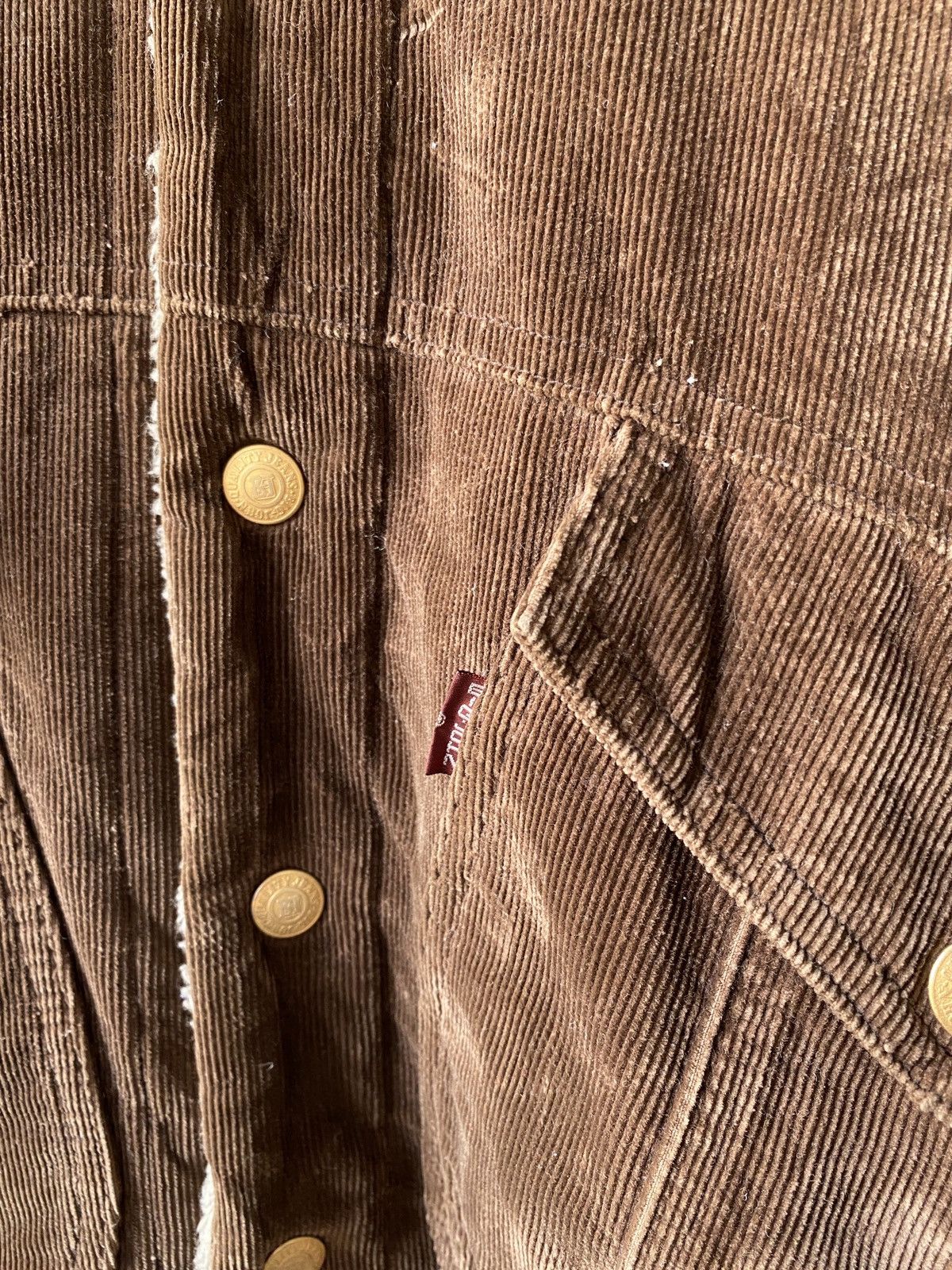 Big John × Vintage 1990s - Vintage Big John Corduroy Sherpa Lining Jacket Size US M / EU 48-50 / 2 - 9 Thumbnail