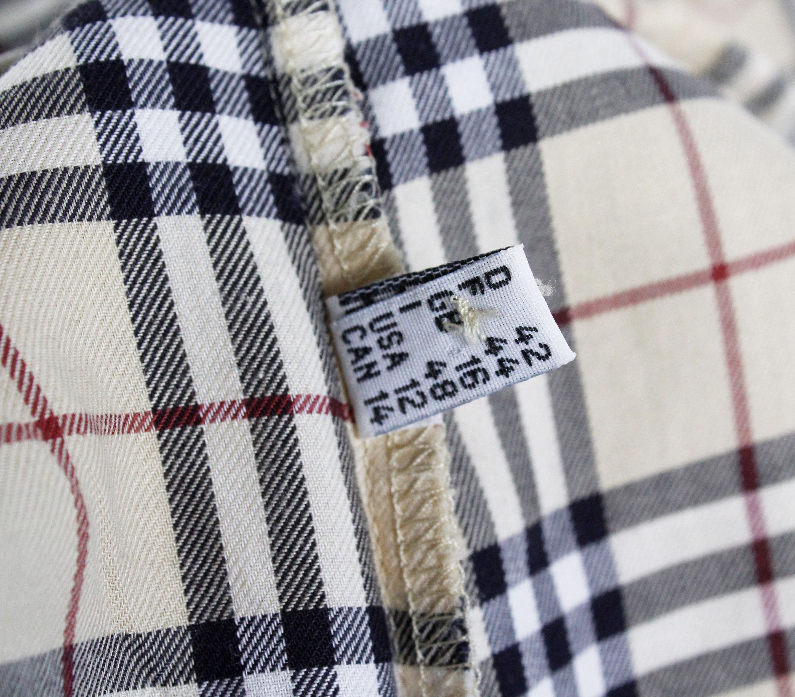Burberry Burberry Vintage Beige Check Nova Blouse Shirt Size M / US 6-8 / IT 42-44 - 6 Thumbnail