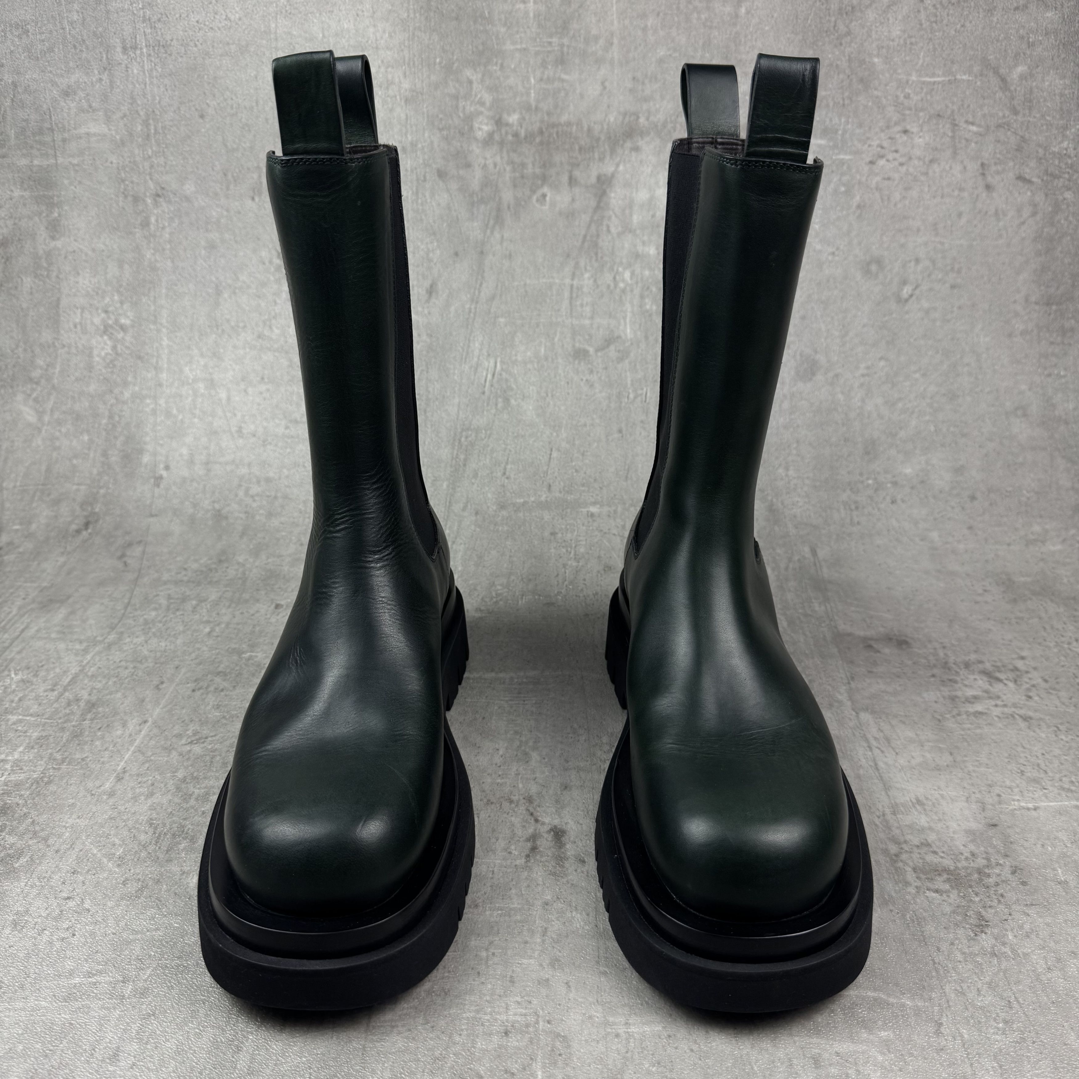 Bottega Veneta BOTTEGA VENETA Lug Chelsea Boots in Bottle Green Size US 8 / EU 41 - 4 Thumbnail