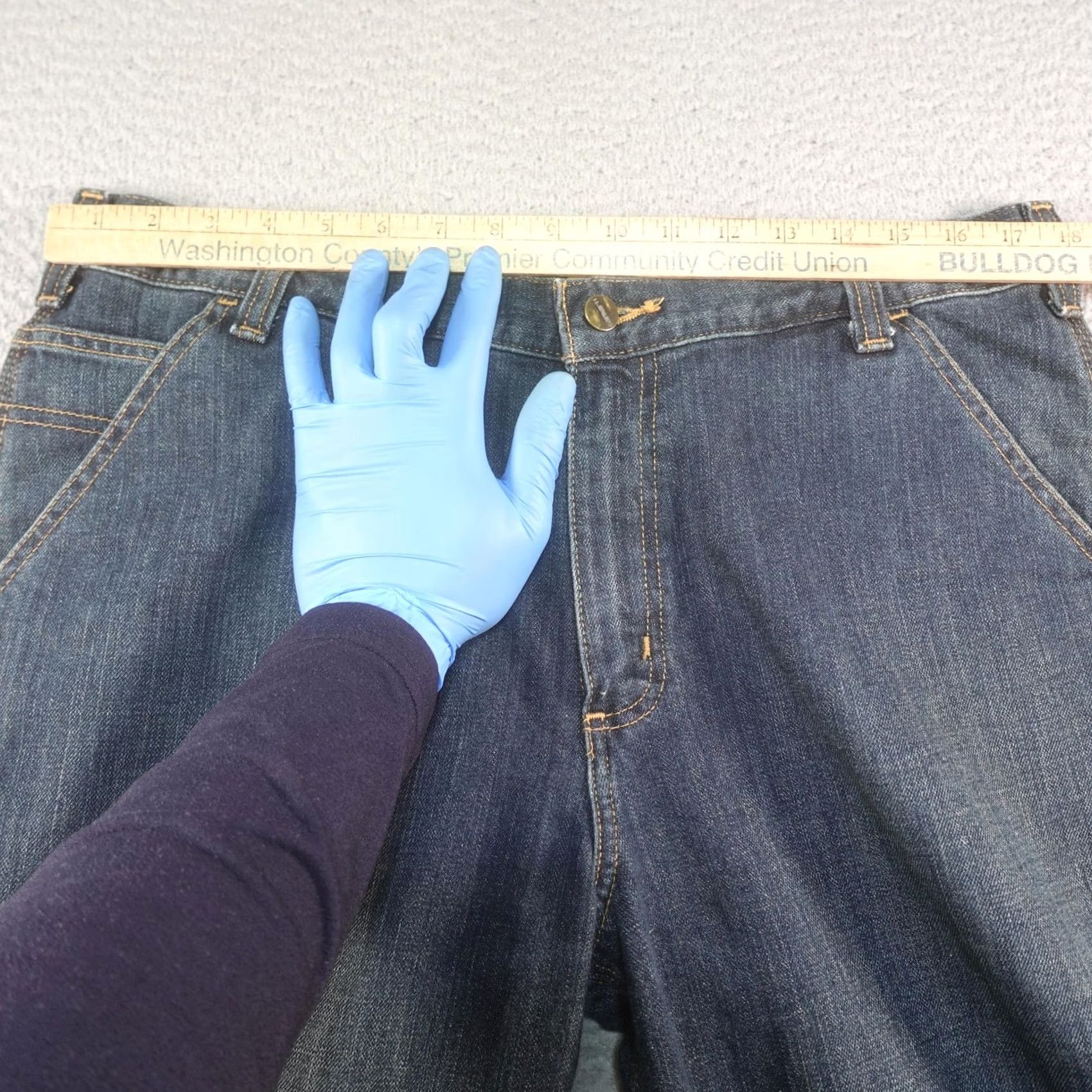 Carhartt Carhartt Jeans Mens 36x30 Relaxed Fit Straight Denim Workwear Chore Blue Casual Pants Size US 36 / EU 52 - 7 Thumbnail