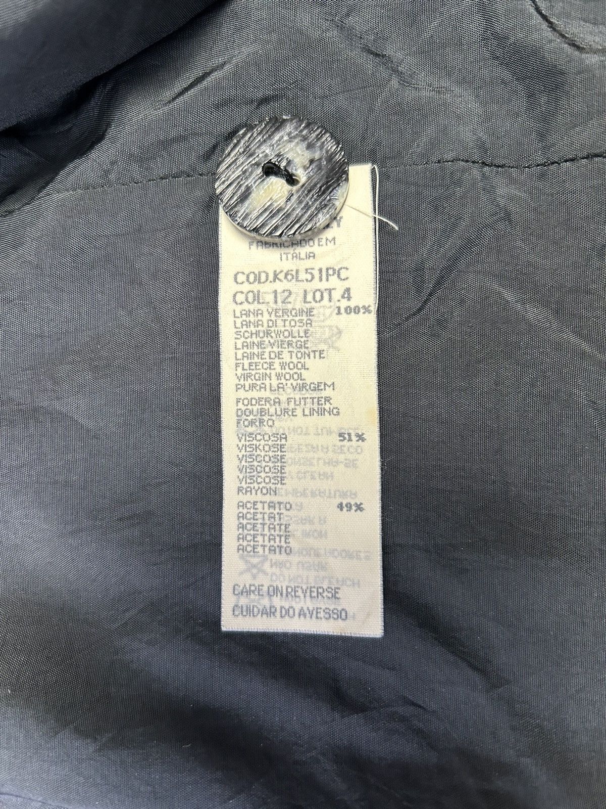 Armani Exchange × Designer × Giorgio Armani GIORGIO ARMANI WOOL LONG COAT MADE IN ITALY Size US M / EU 48-50 / 2 - 6 Thumbnail