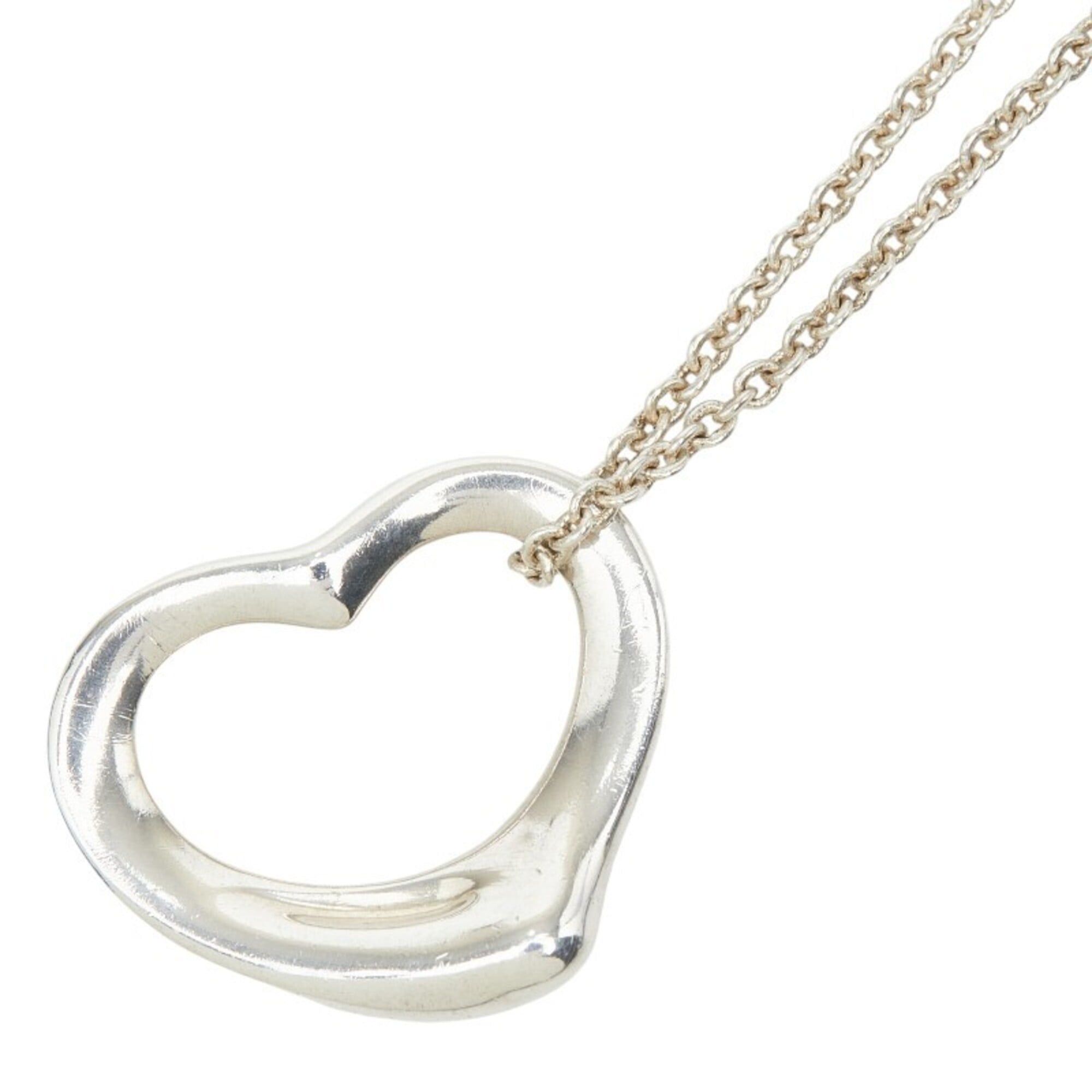 Tiffany & Co. Tiffany & Co. Open Heart Pendant Necklace, SV925 Silver, Women's. Size ONE SIZE - 1 Thumbnail