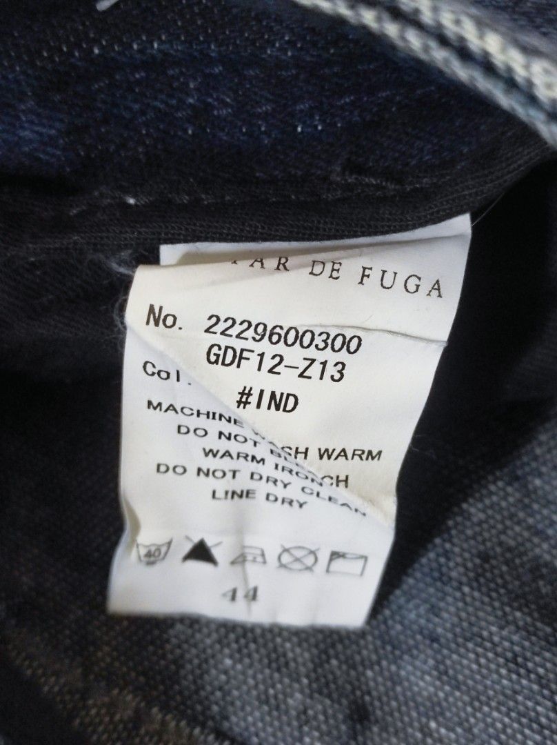 If Six Was Nine Japanese costar de Fuga denim Size US 31 - 8 Thumbnail