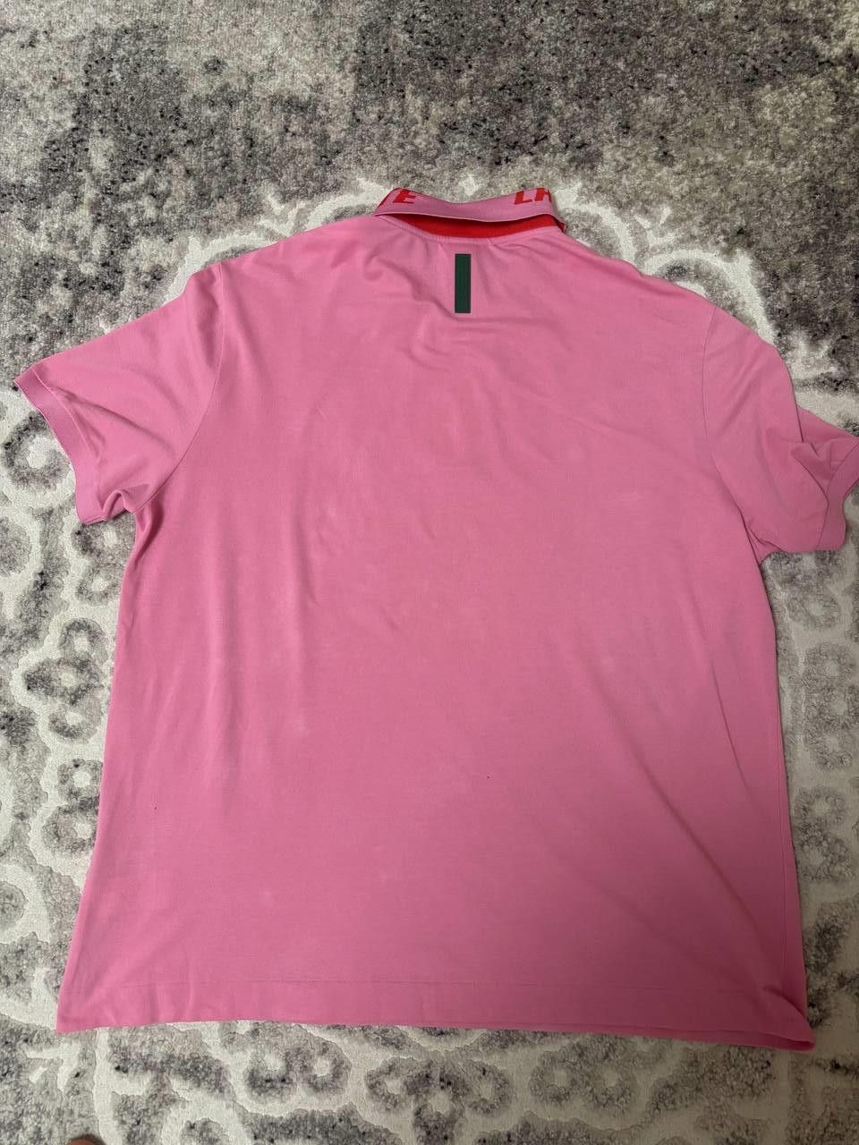 Lacoste Lacoste Slim Fit Polo – Pink / Red Collar Logo Size US XXL / EU 58 / 5 - 12 Thumbnail