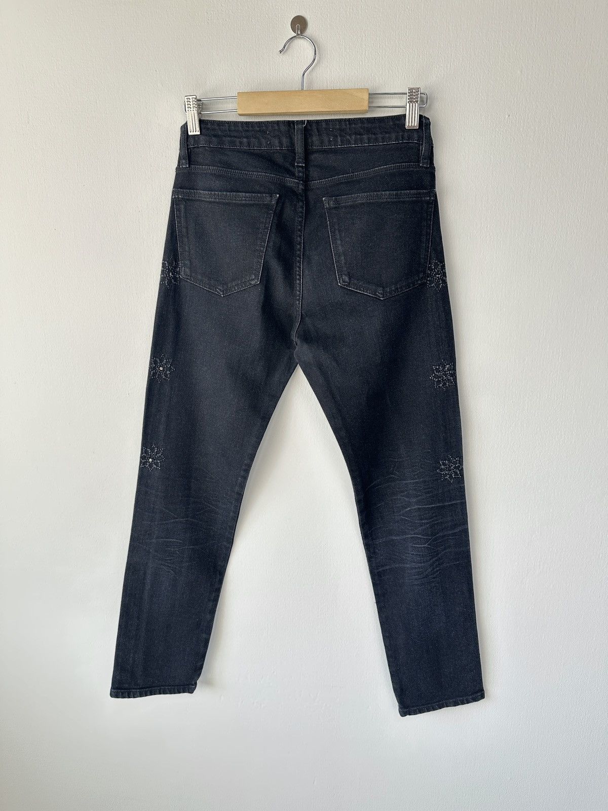 Zadig & Voltaire BROCKENBOW x ZADIG & VOLTAIRE Ritz Crystal Star Jeans Pants Size 26" / US 2 / IT 38 - 2 Thumbnail