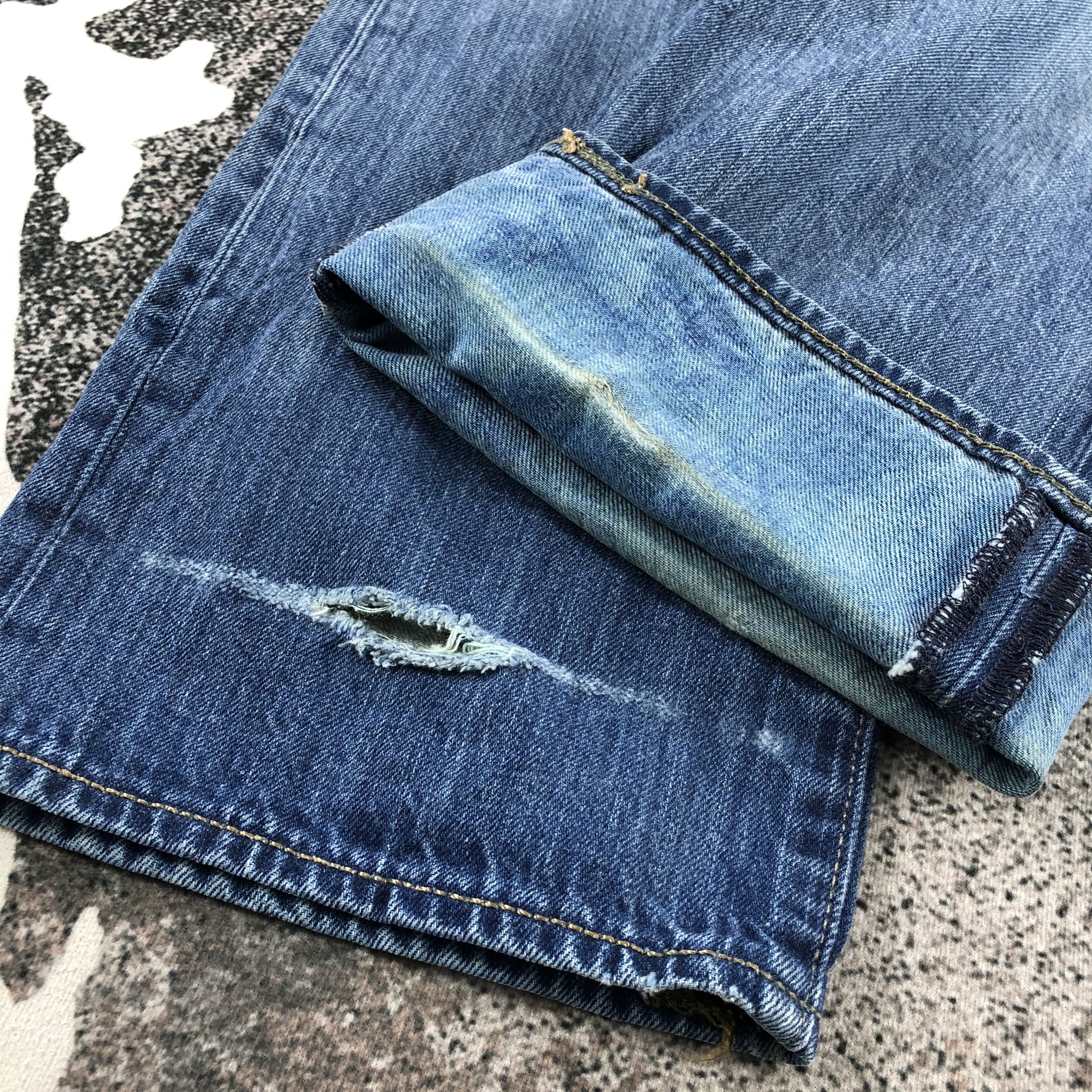 Levi's Levis 501 Jeans Blue Wash Denim KJ1125 Size US 36 / EU 52 - 6 Thumbnail