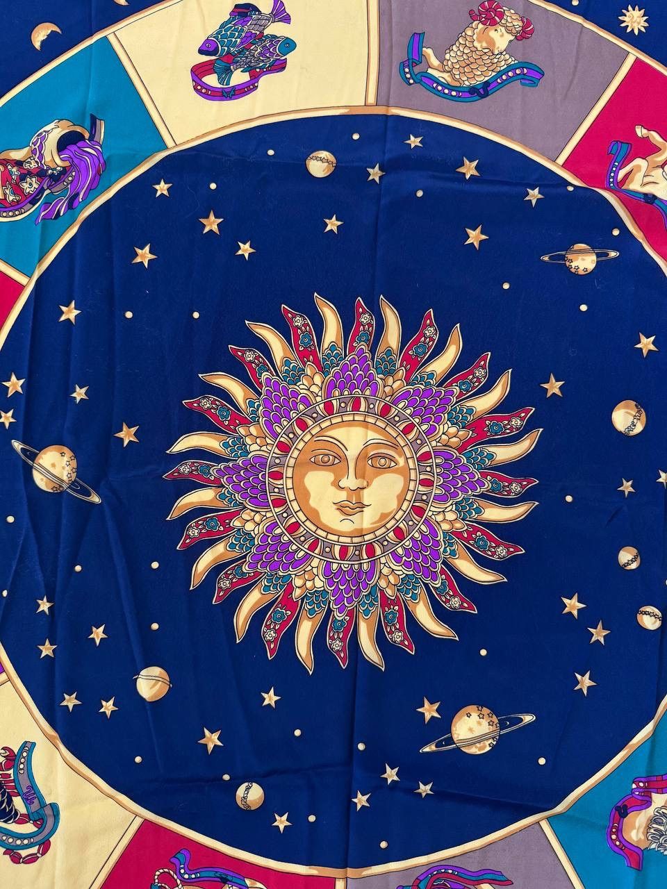 Versace Vintage Versace Gianni Silk Scarf Zodiac Authentic Size ONE SIZE - 6 Thumbnail