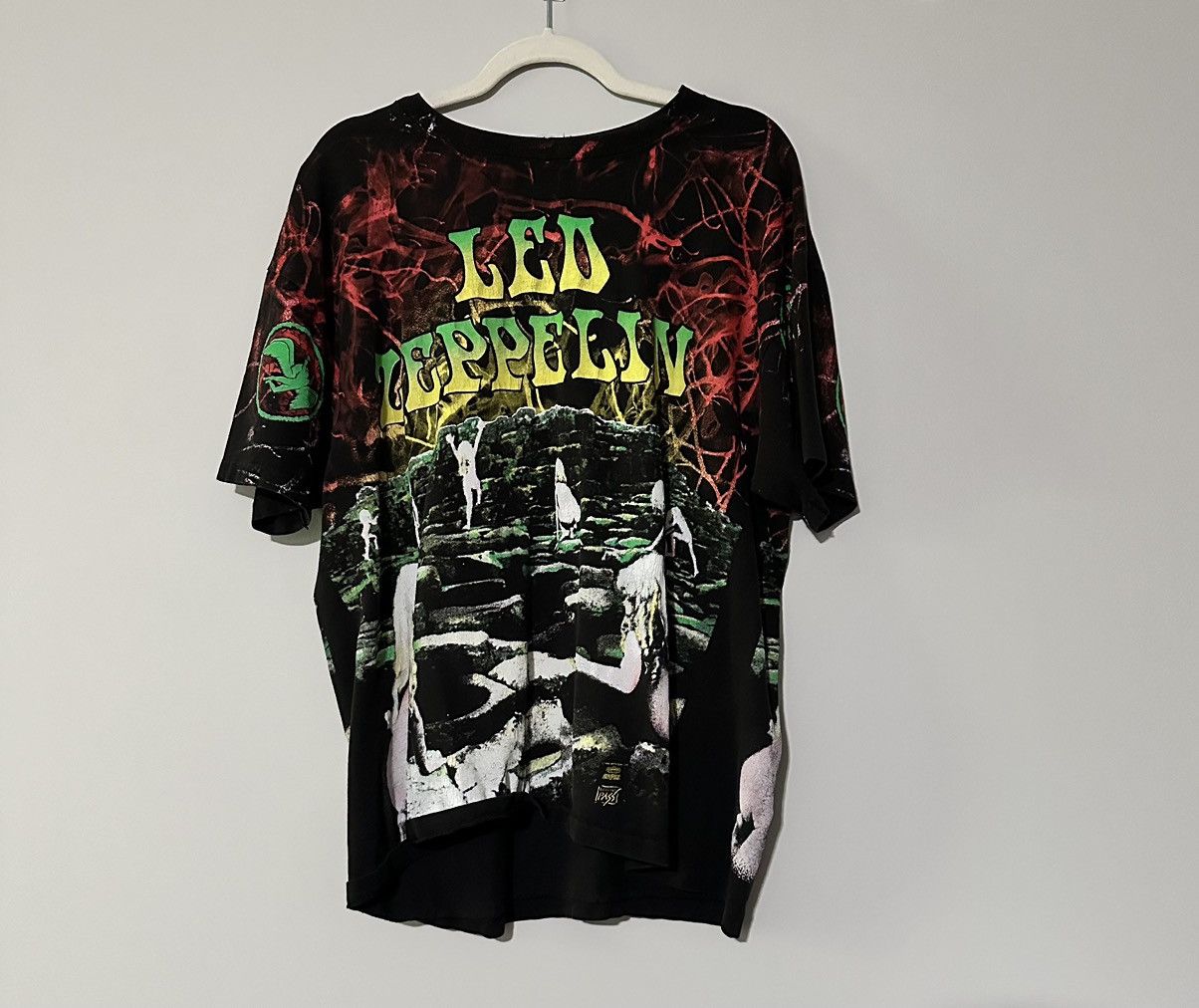 Band Tees × Led Zeppelin × Vintage RARE Vintage 1992 Led Zeppelin - Houses Of The Holy Size US L / EU 52-54 / 3 - 1 Thumbnail