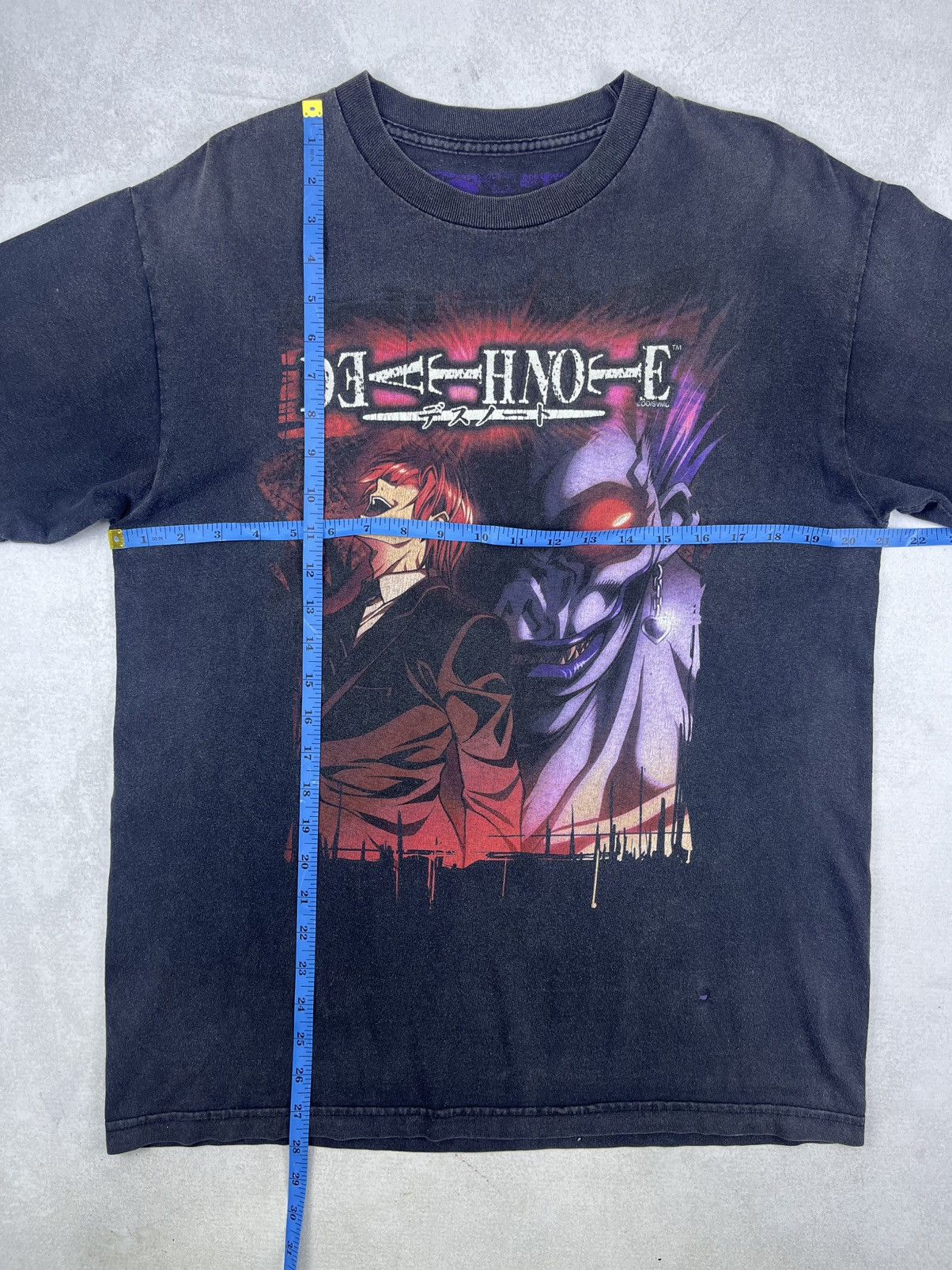 Anime Vintage Death Note Tee (Light Yagami & Ryuk) RARE! Size US M / EU 48-50 / 2 - 6 Thumbnail