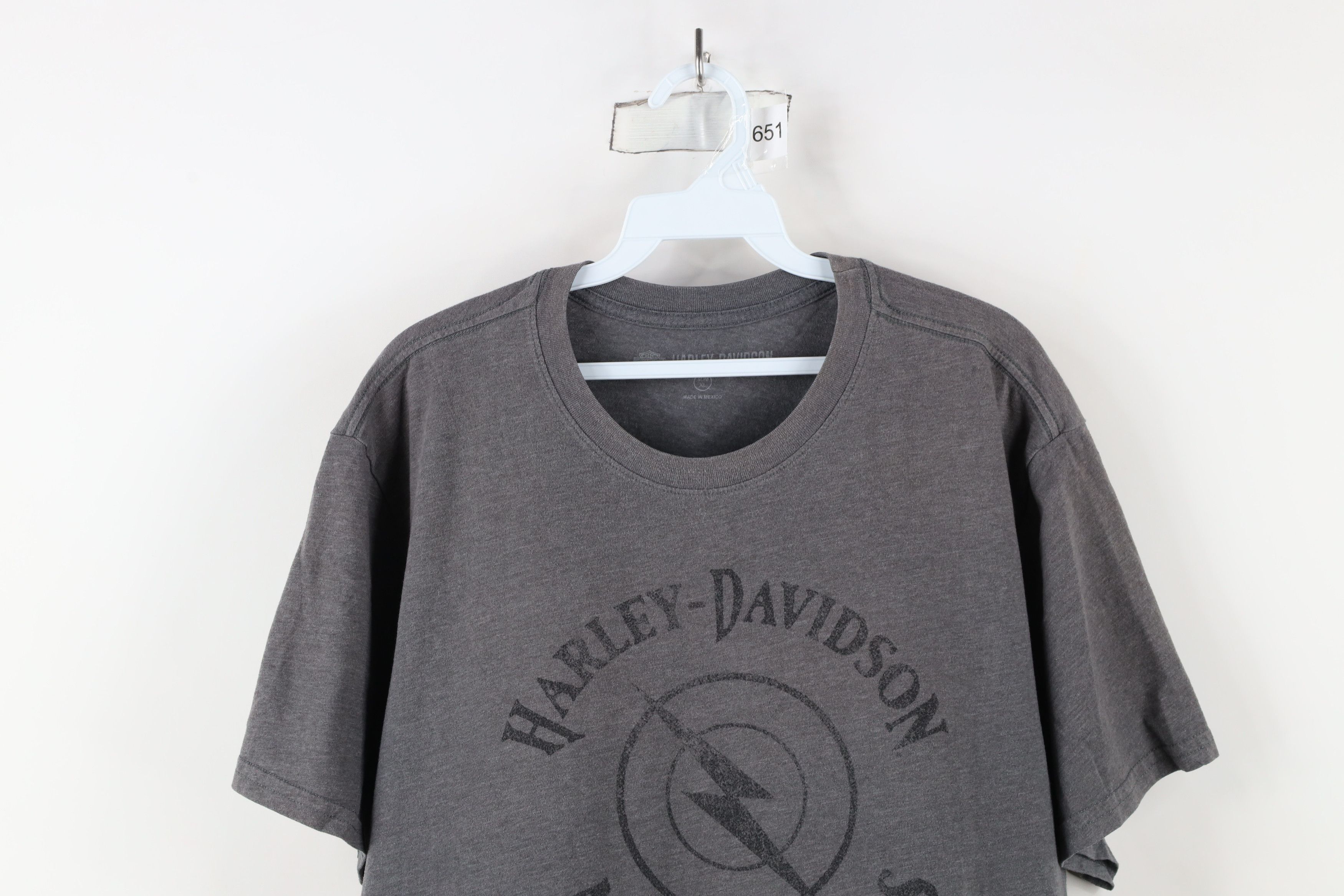 Harley Davidson × Vintage Vintage Y2K Harley Davidson Lightning Bolt T-Shirt Size US XL / EU 56 / 4 - 2 Thumbnail