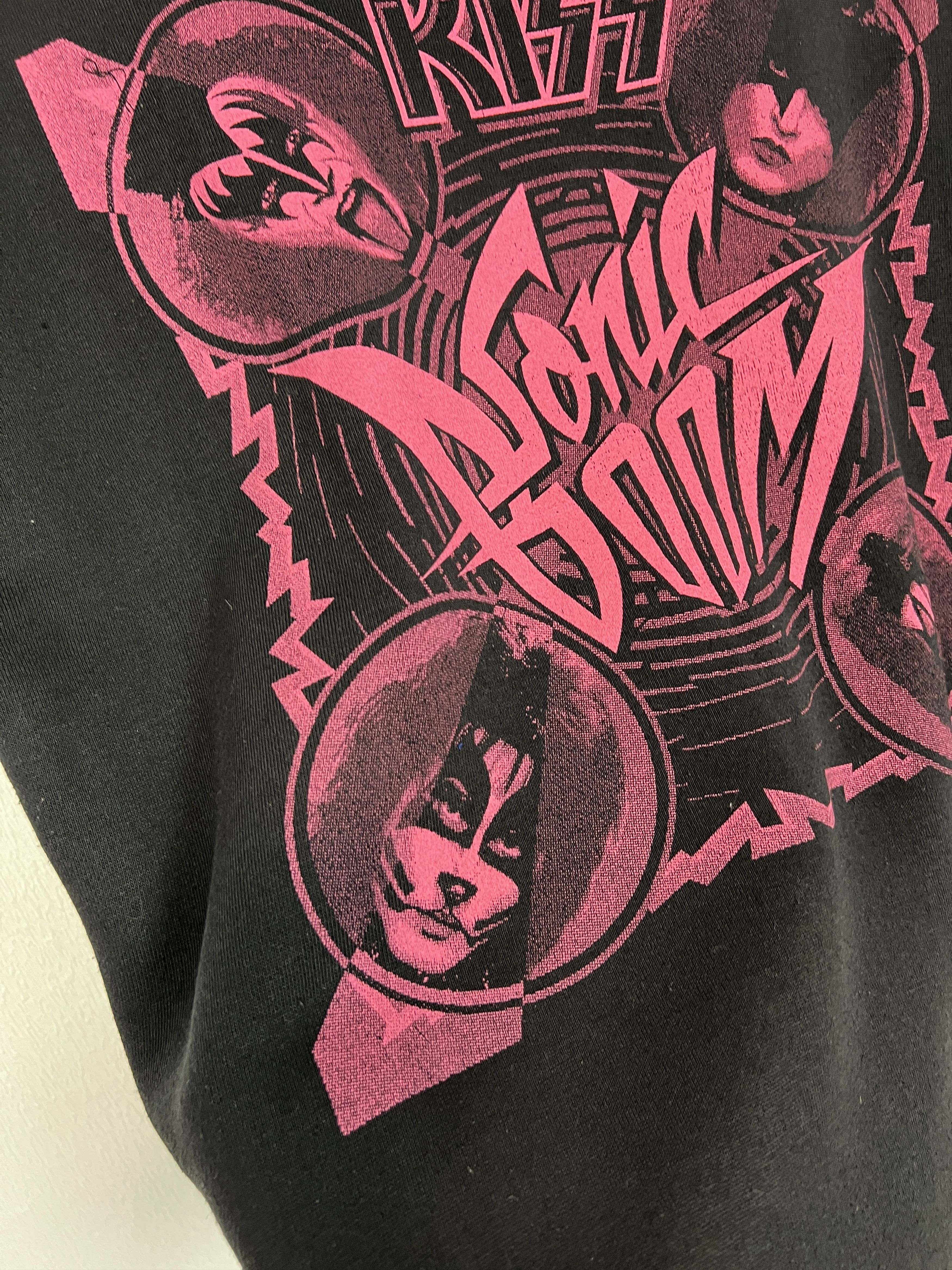 Vintage Vintage Kiss Sonic Boom Hoodie Band Over Print Jacket Size US S / EU 44-46 / 1 - 14 Thumbnail