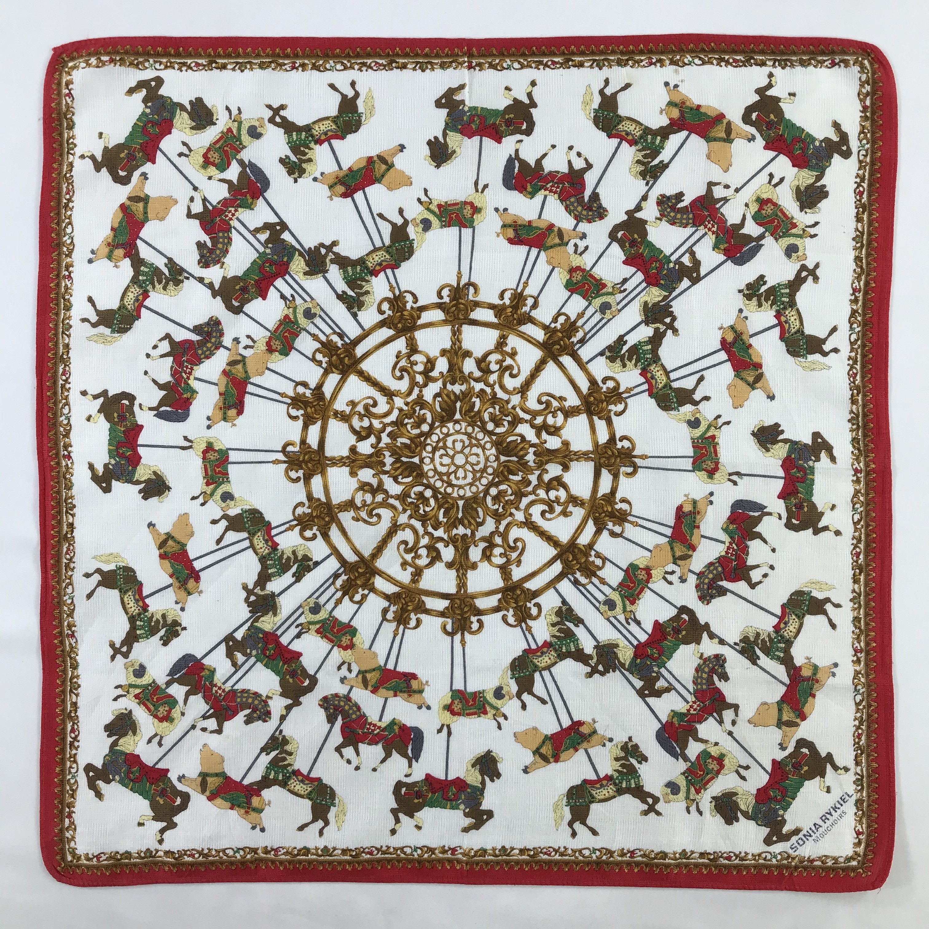 Sonia Rykiel × Vintage Sonia Rykiel Bandana / Handkerchief / Neckerchief - S1083 Size ONE SIZE - 1 Thumbnail