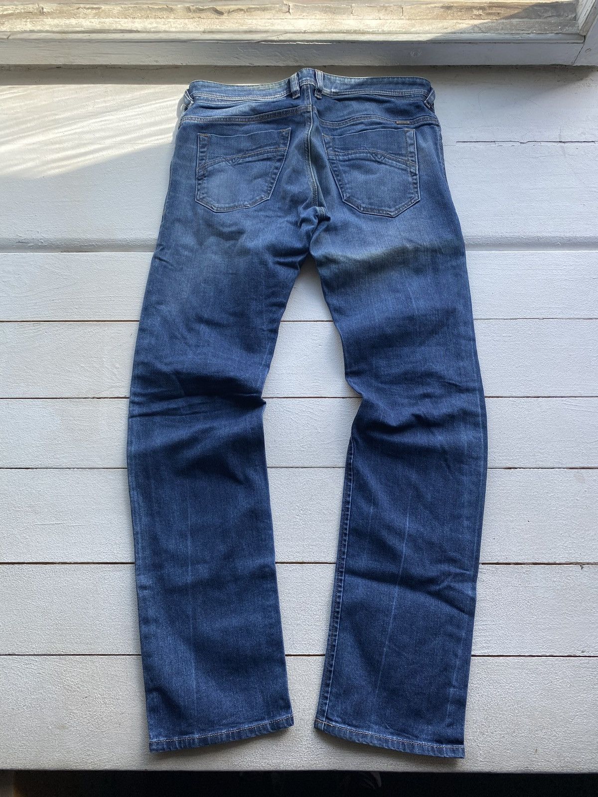 Diesel × Vintage 🔥Punk Opium Diesel Blue Mens Jeans 32 regular slim tapered Size US 32 / EU 48 - 7 Thumbnail