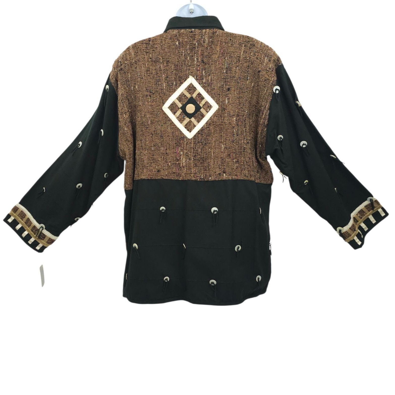Other Yak Magik Jacket XL Quilted Patchwork Abstract Art To Wear Size XL / US 12-14 / IT 48-50 - 2 Thumbnail
