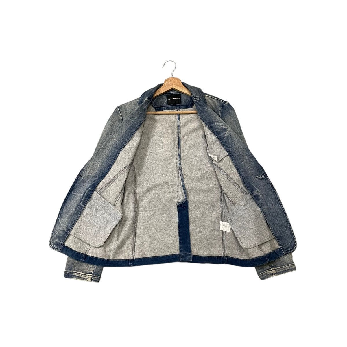 semanticdesign Vintage Semantic Design Denim Style Single Button Jacket Size US L / EU 52-54 / 3 - 17 Thumbnail