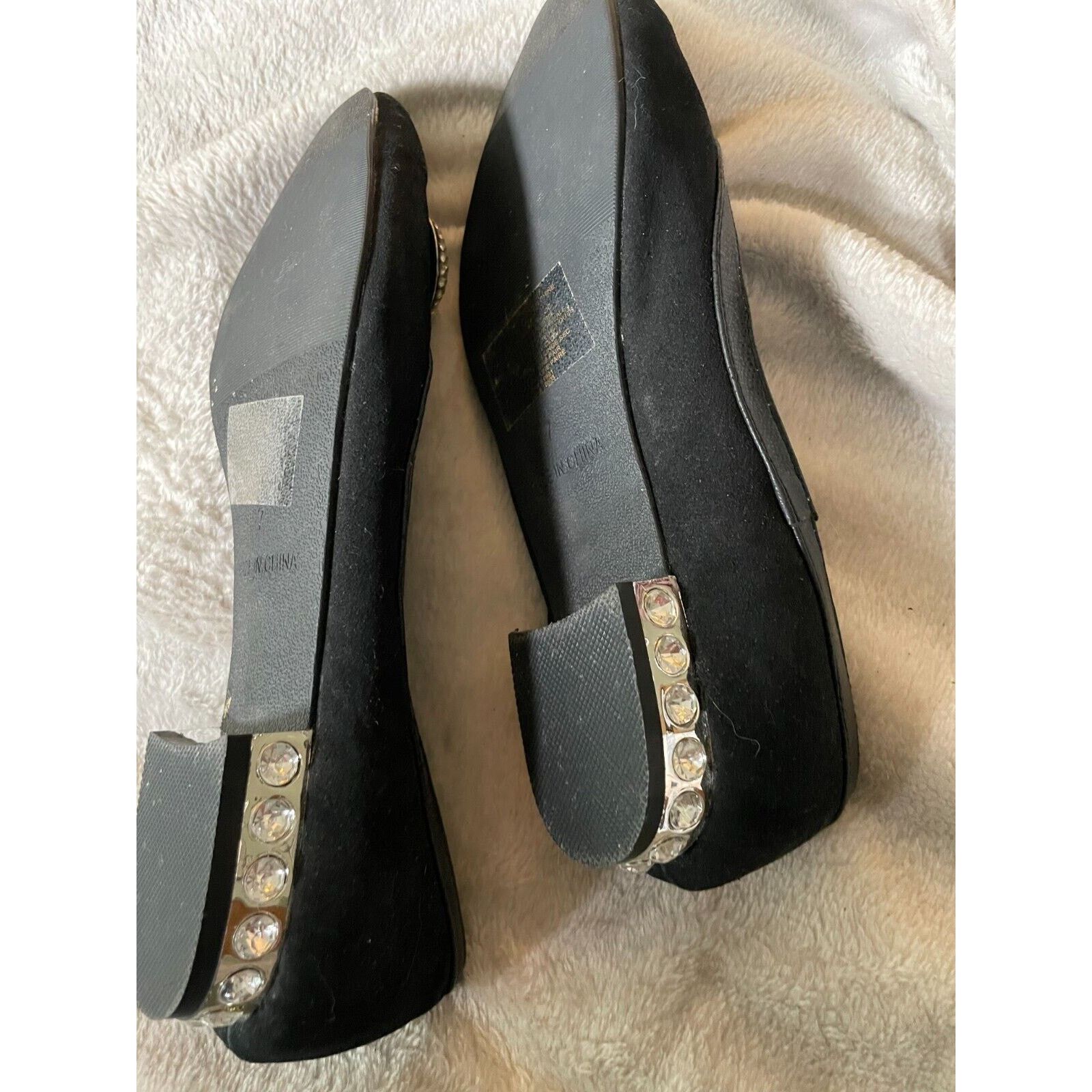 Other Womens Cushion Walk Flats by Avon Black Size 7 Rhinestones Size US 7 / IT 37 - 4 Thumbnail