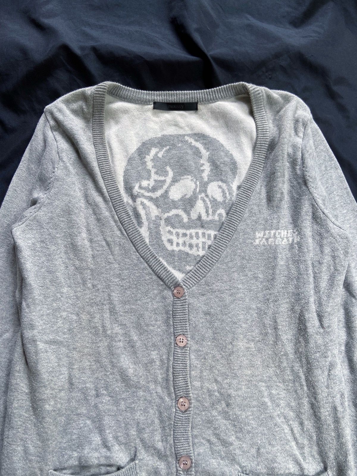 PPFM WITCHES SABBATH MOUSSY KNIT 2 IN 1 HYDROGEN DISTRESSED TEE Size US S / EU 44-46 / 1 - 3 Thumbnail