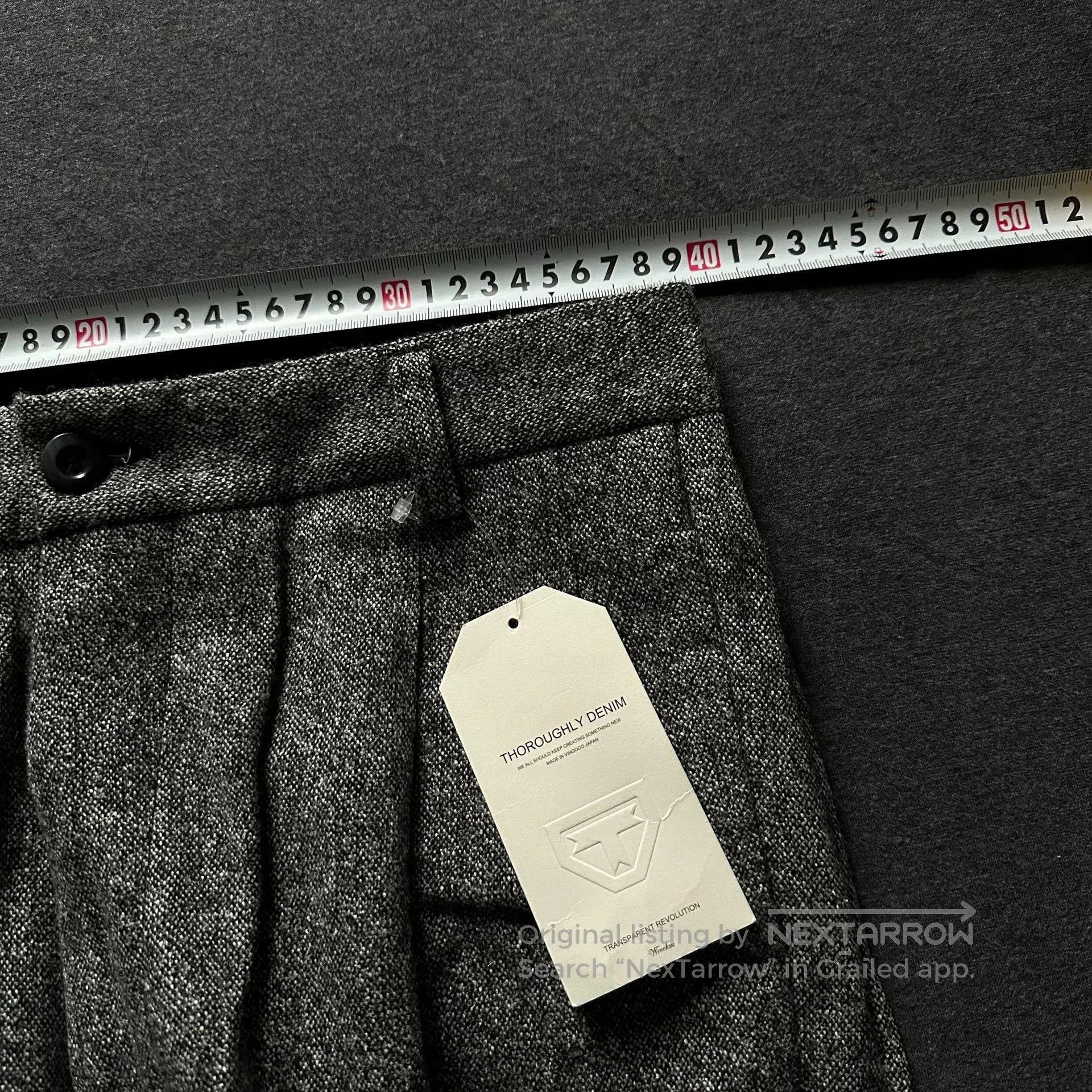 Kaihara Denim THOROUGHLY DENIM ITTEN Cropped Snow Jeans. Size US 26 / EU 42 - 4 Thumbnail