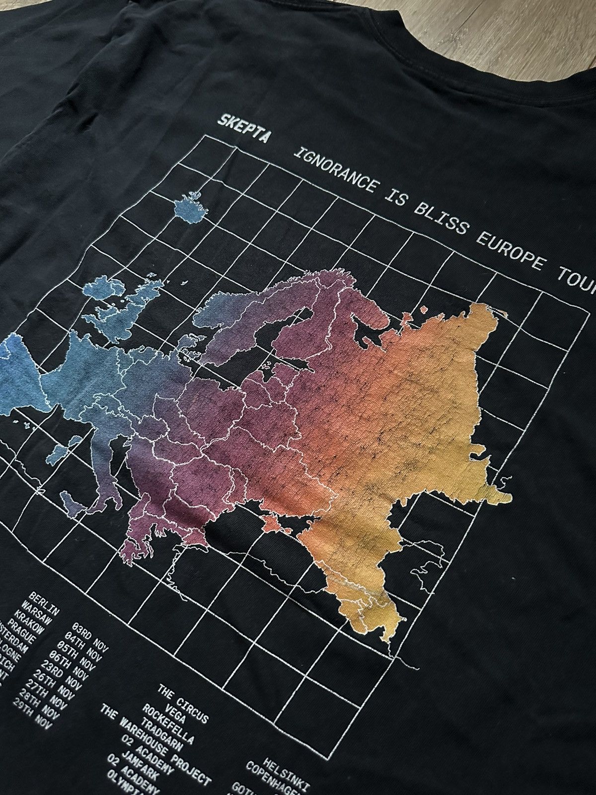 Rap Tees SKEPTA IGNORANCE IS BLISS EUROPE TOUR TEE Size US XL / EU 56 / 4 - 6 Thumbnail