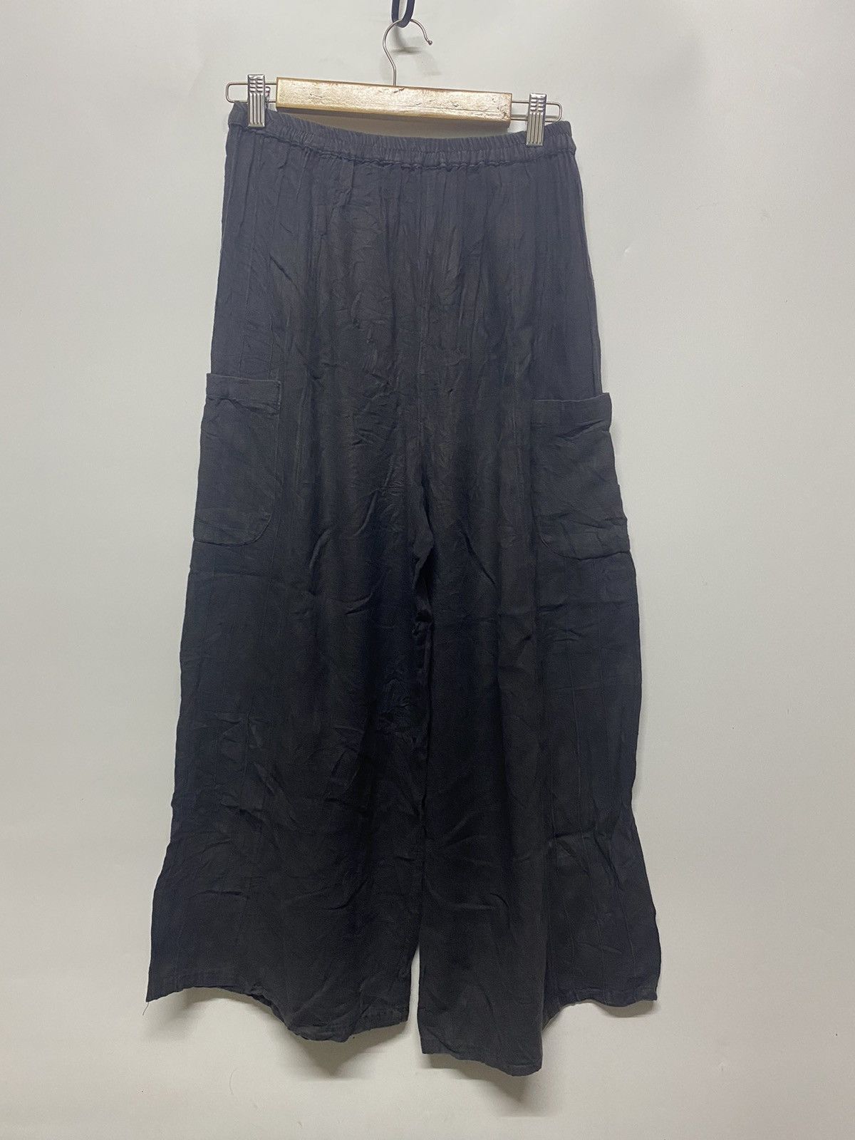 Japanese Brand Ethnic Label Japanese Brand Drawstring Wide Leg Pocket Size 28" / US 6 / IT 42 - 7 Thumbnail