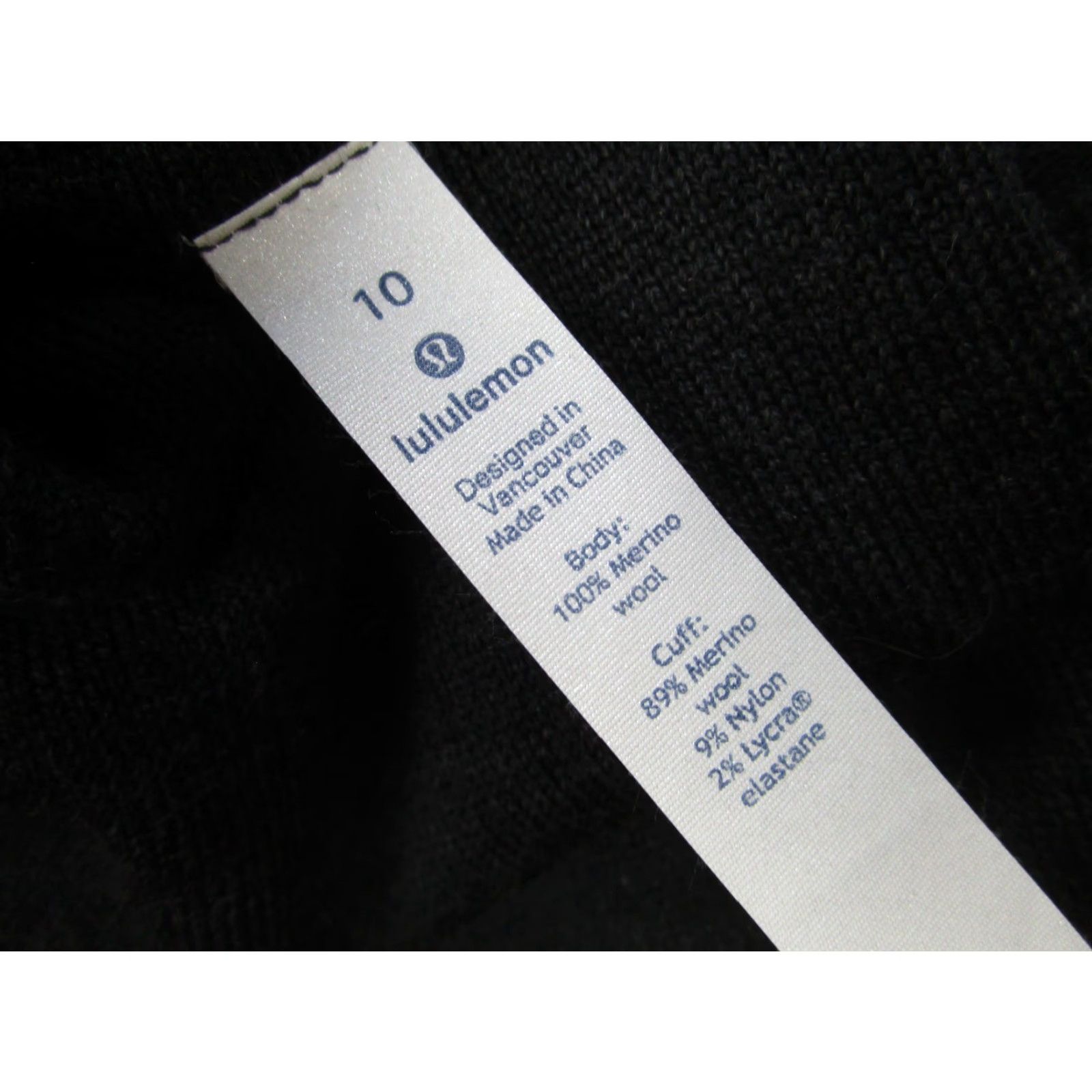 Lululemon Lululemon Sweater Womens 10 Gray Merino Wool Turtleneck Thumbholes Tunic Knit Pullover Fashion Clothing Size L / US 10 / IT 46 - 5 Thumbnail