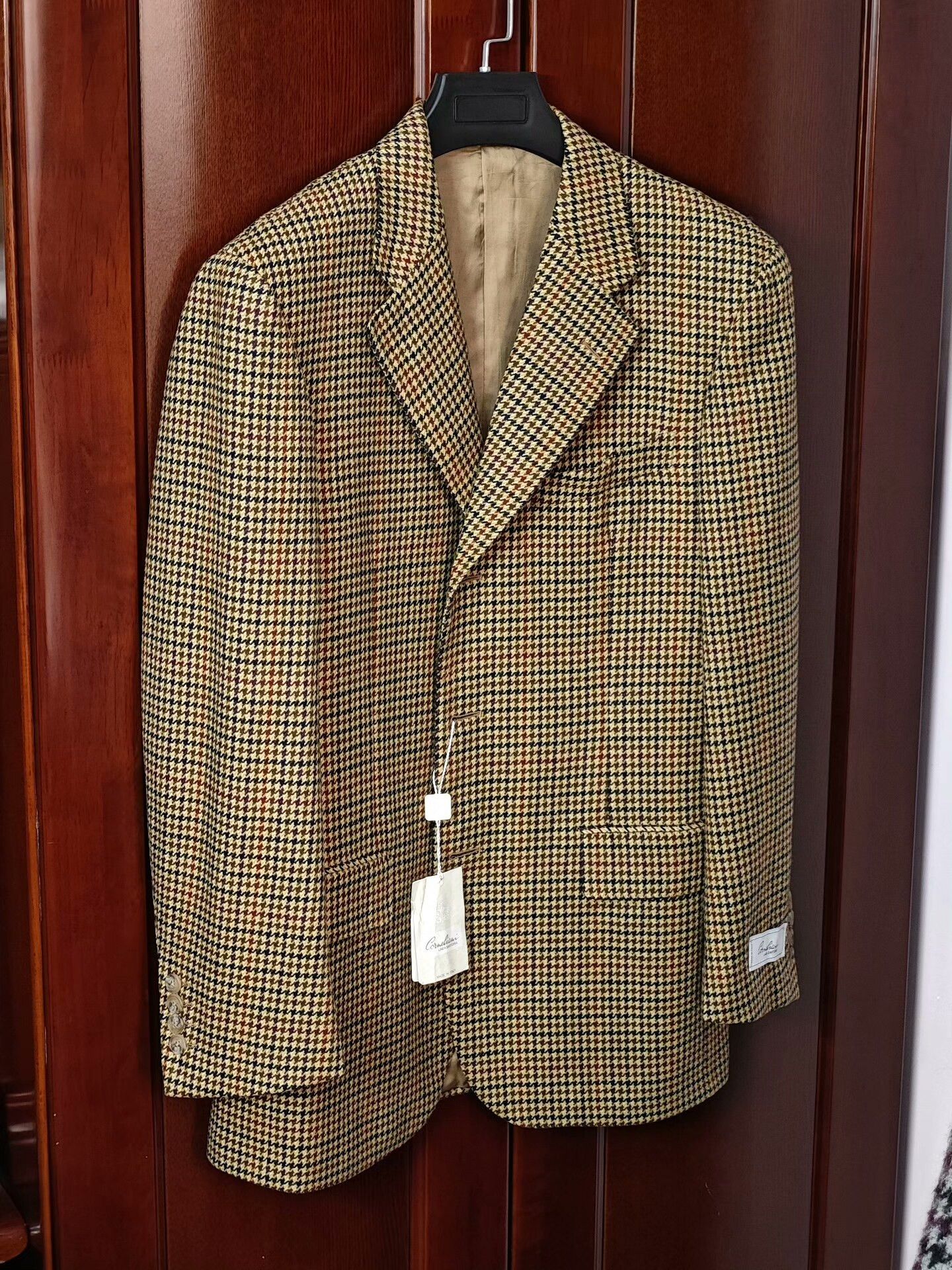 Corneliani Corneliani Wool Cashmere Tweed Blazer Size US S / EU 44-46 / 1 - 1 Thumbnail