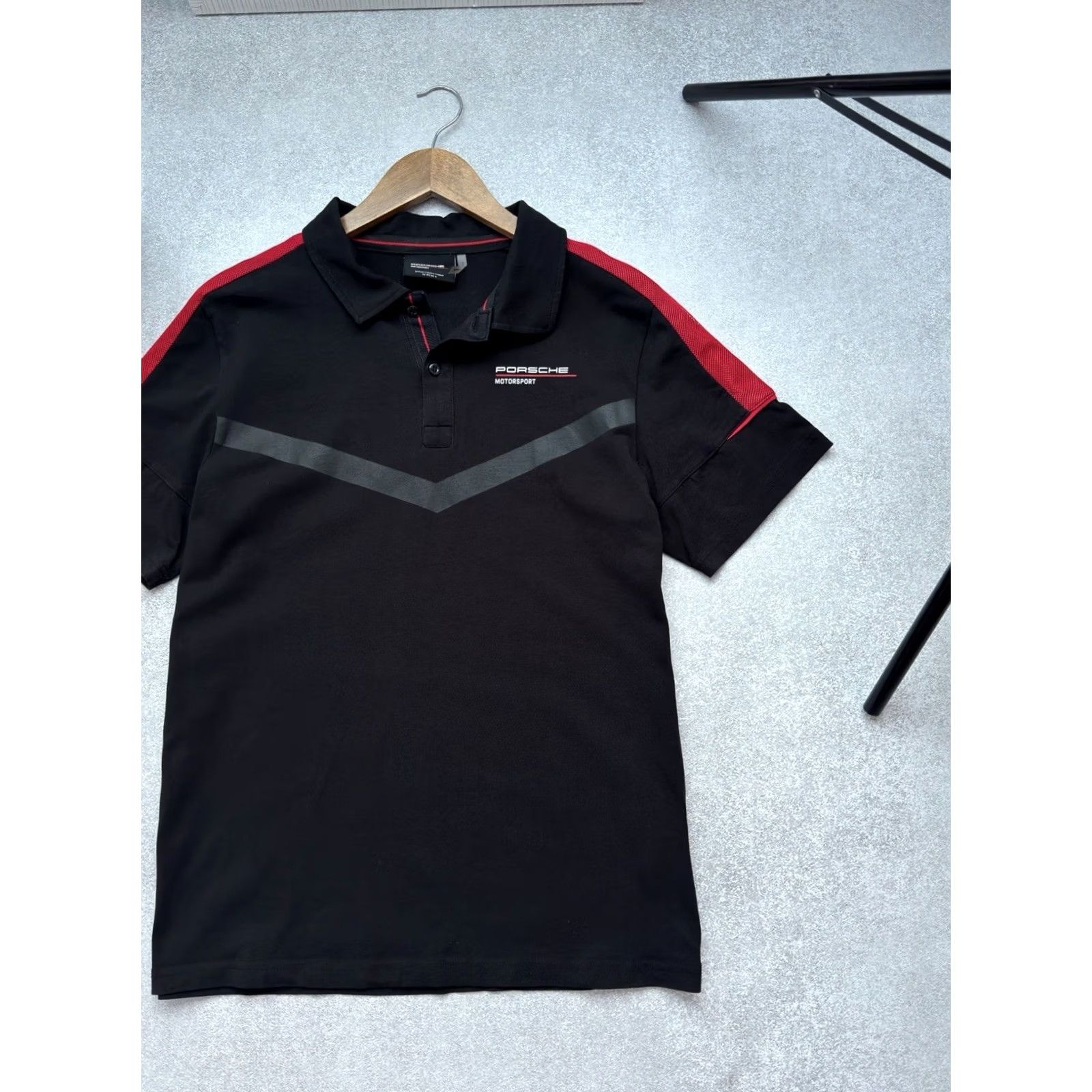 Vintage VINTAGE Porsche MotorSport Racing Big Logo Polo Black Shirt M Men Size US M / EU 48-50 / 2 - 2 Thumbnail
